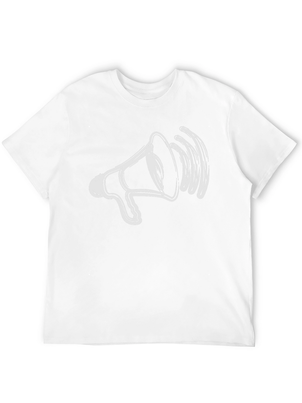 Megaphone Graphic Tee - Loud & Clear Statement Shirt