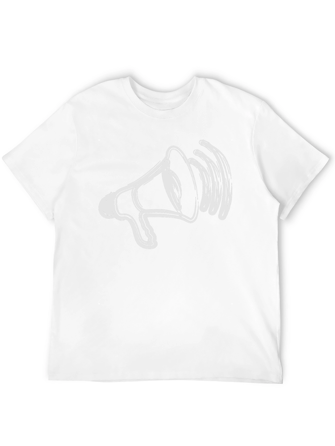 Megaphone Graphic Tee - Loud & Clear Statement Shirt