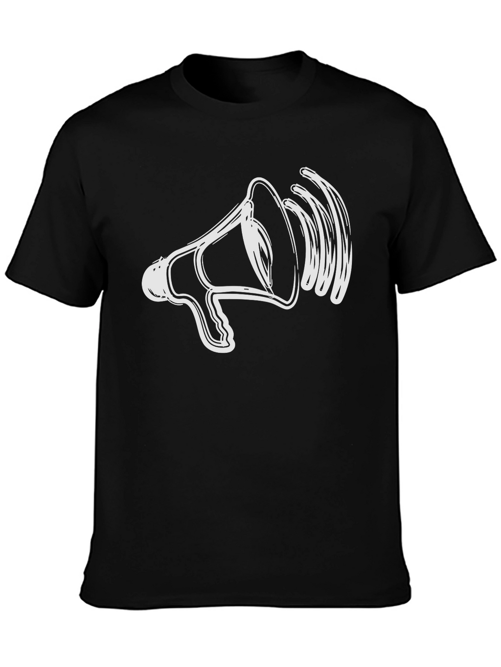 Megaphone Graphic Tee - Loud & Clear Statement Shirt
