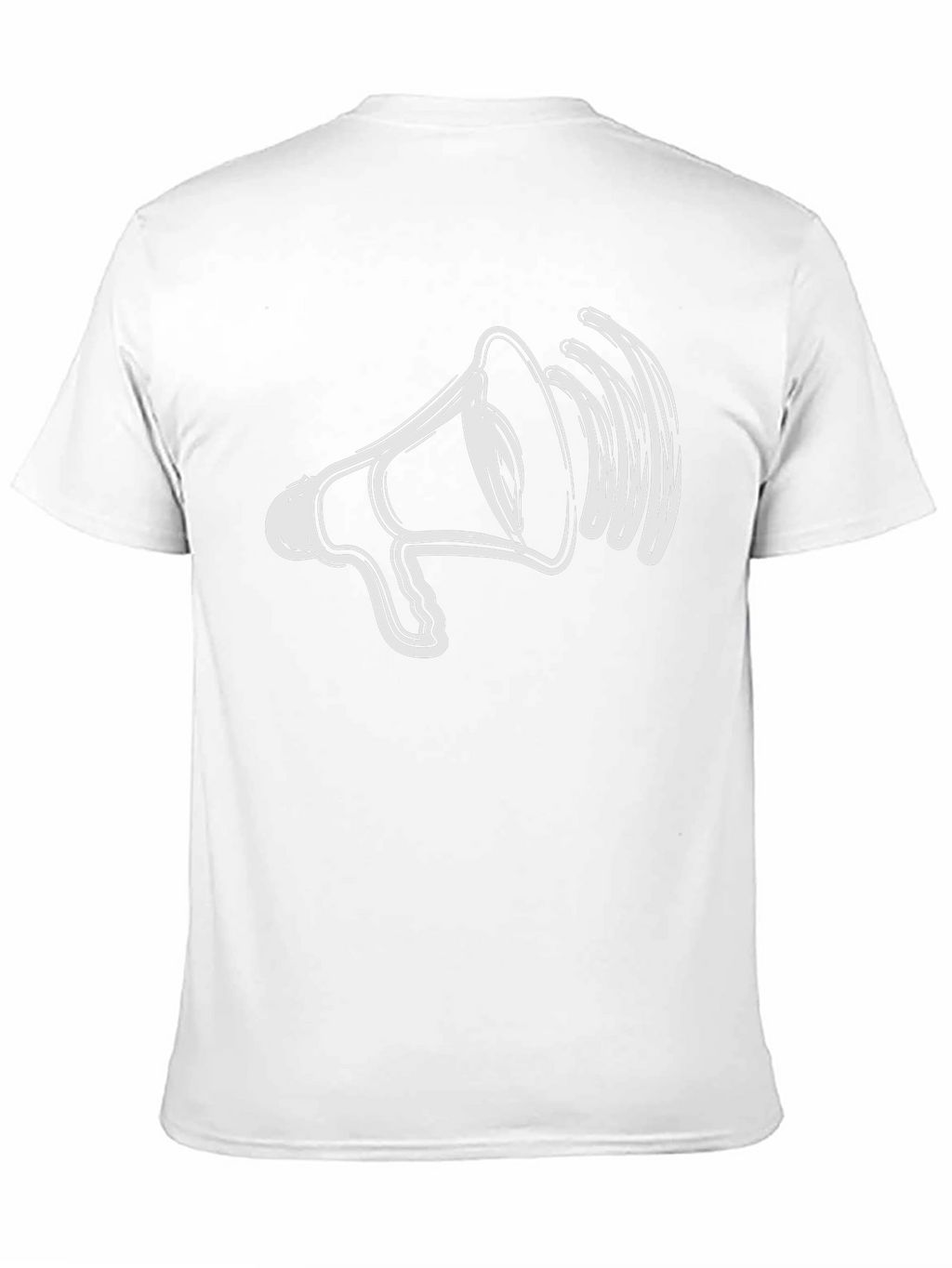 Megaphone Graphic Tee - Loud & Clear Statement Shirt