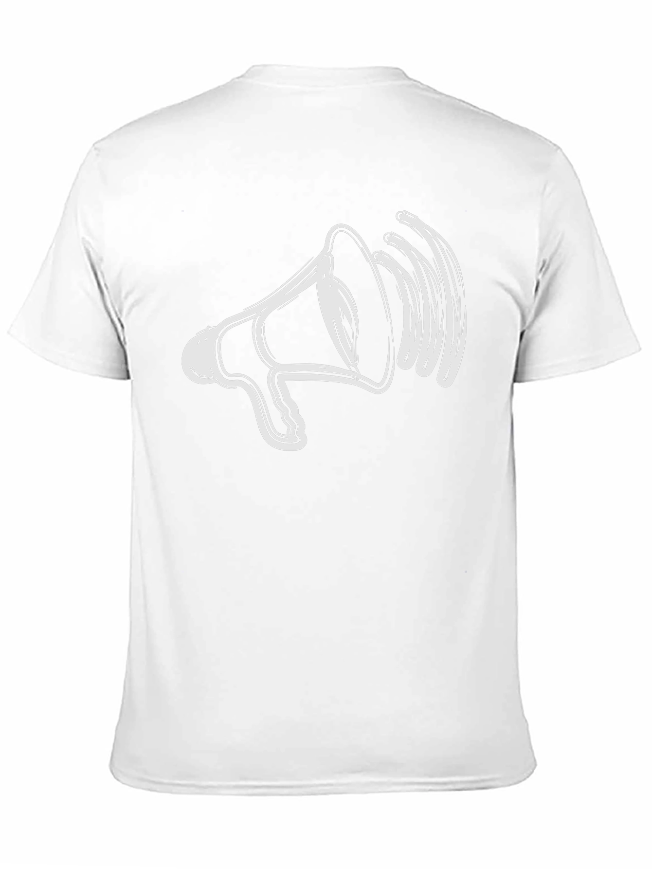 Megaphone Graphic Tee - Loud & Clear Statement Shirt