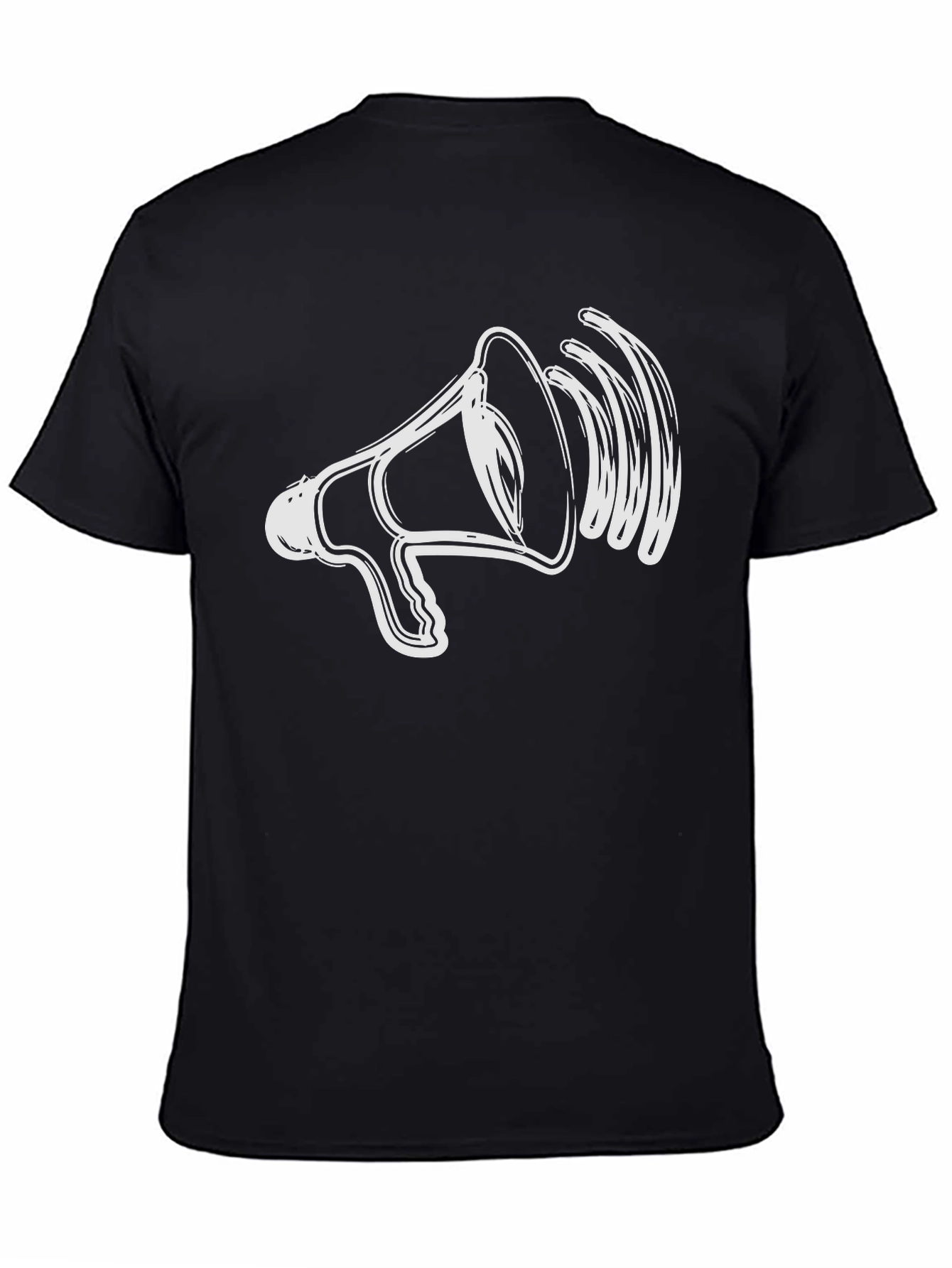 Megaphone Graphic Tee - Loud & Clear Statement Shirt