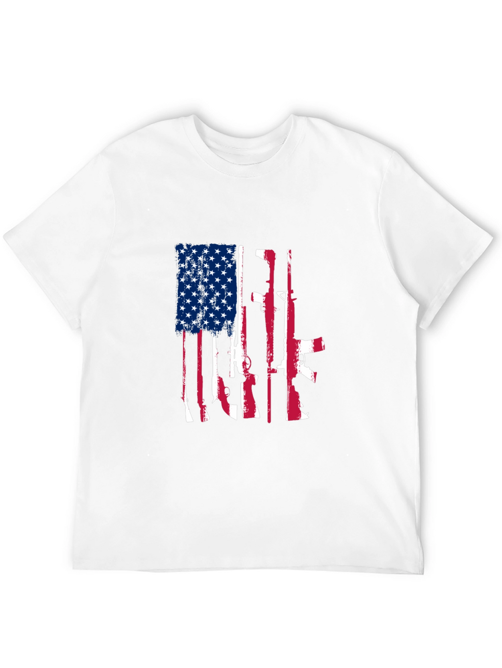 American Flag Gun Graphic Tee