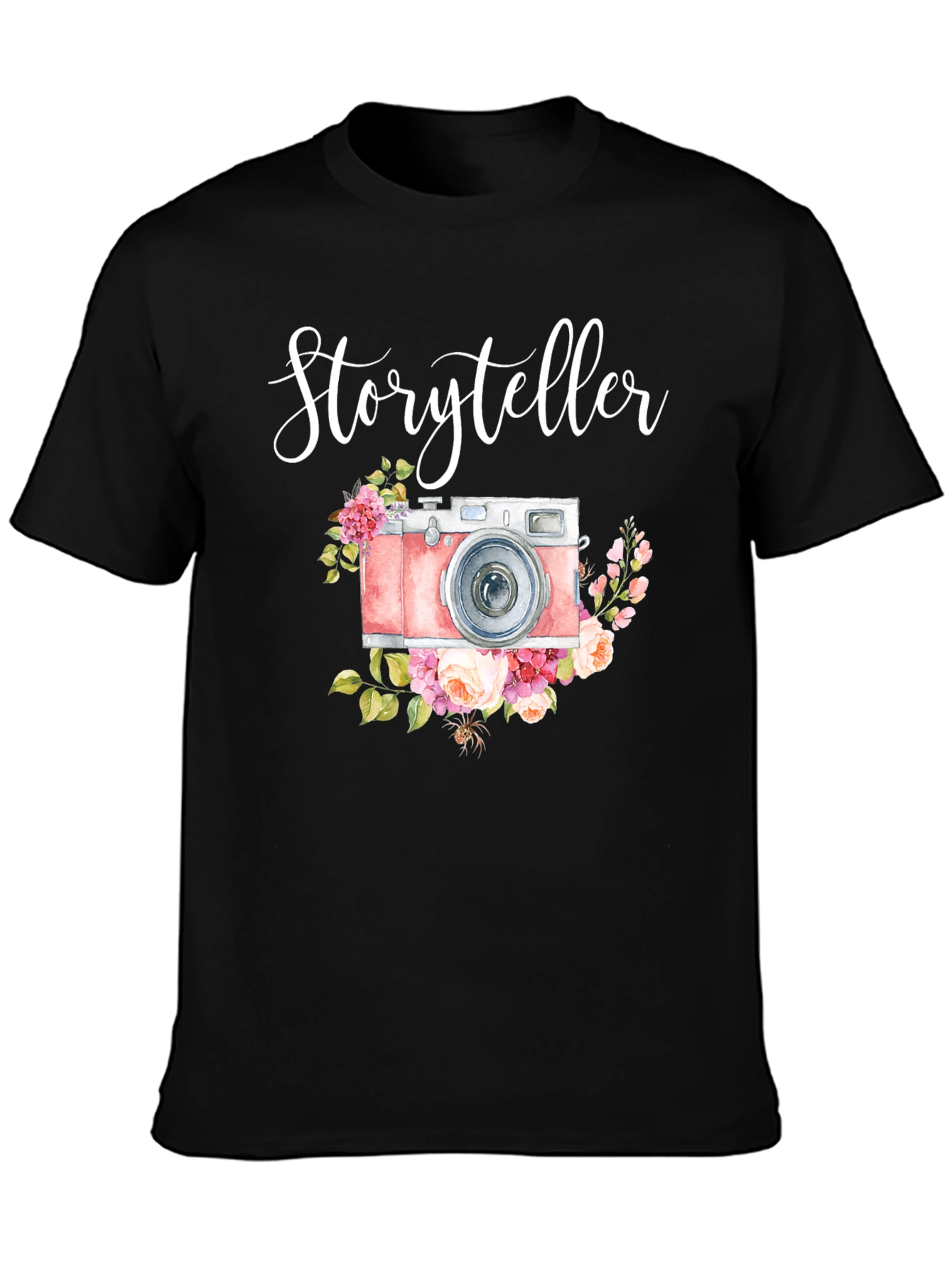 Storyteller Camera Floral T-Shirt