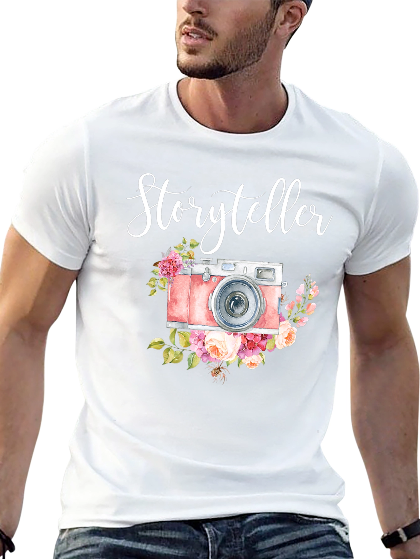 Storyteller Camera Floral T-Shirt
