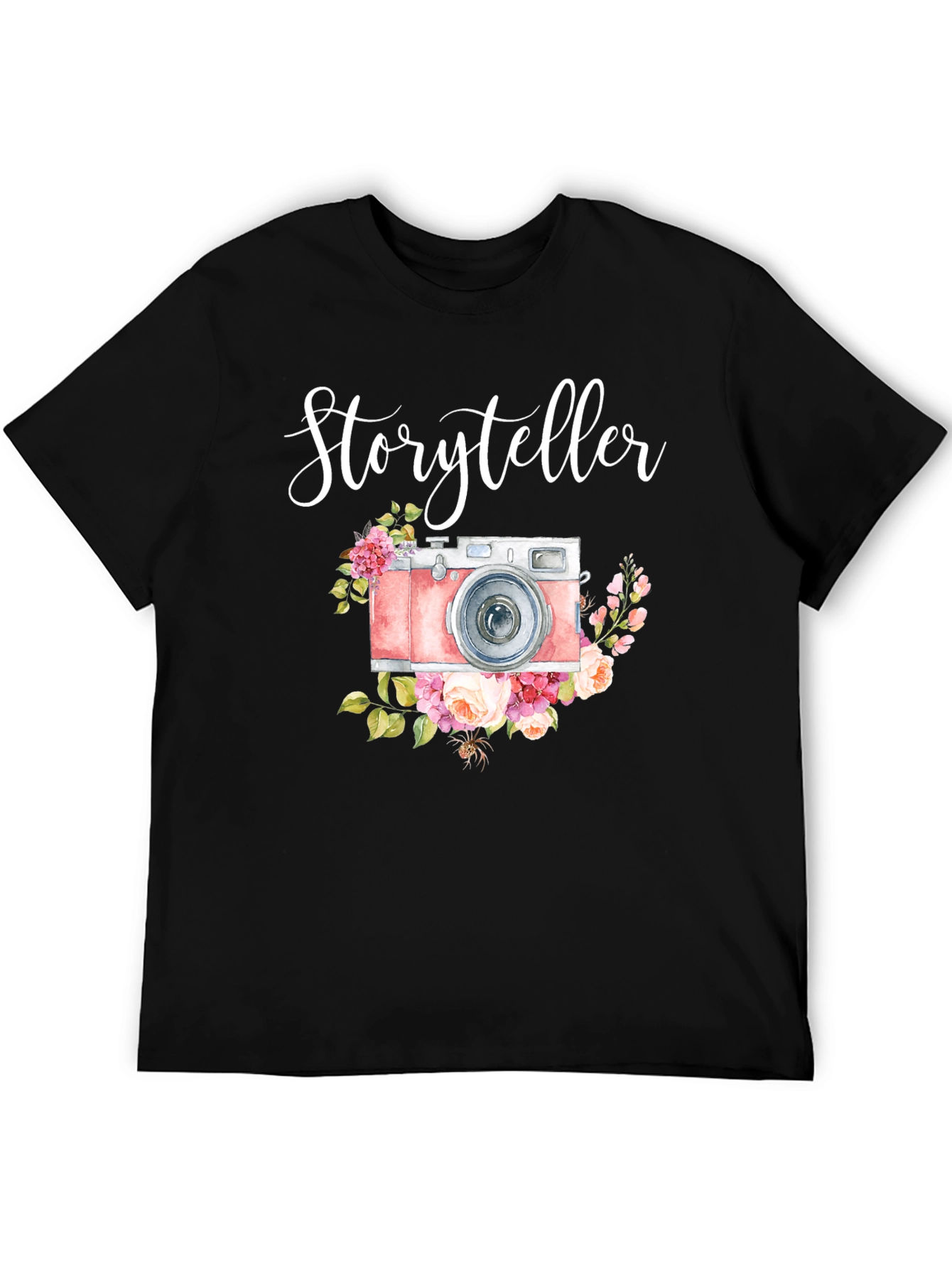 Storyteller Camera Floral T-Shirt