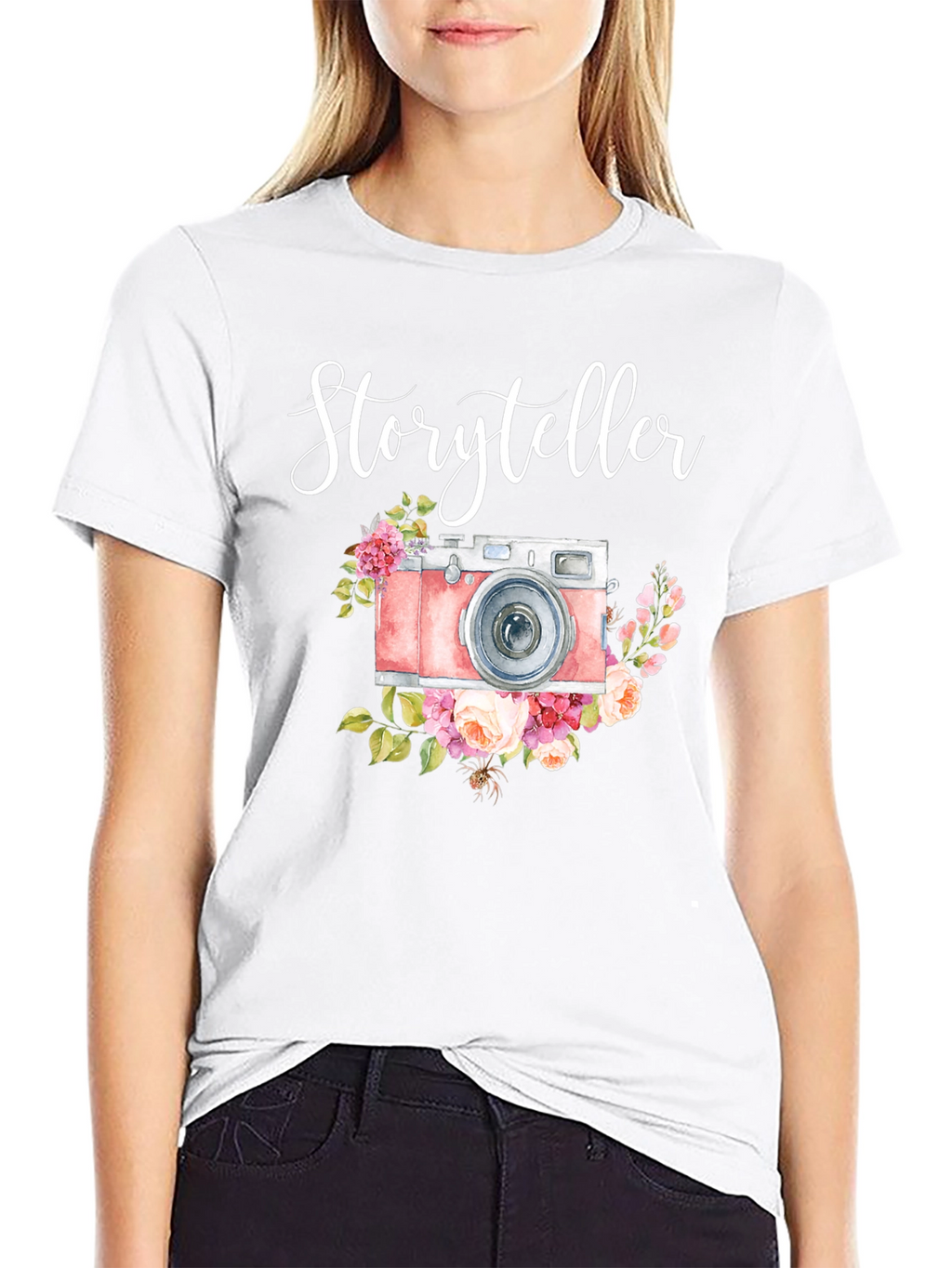 Storyteller Camera Floral T-Shirt