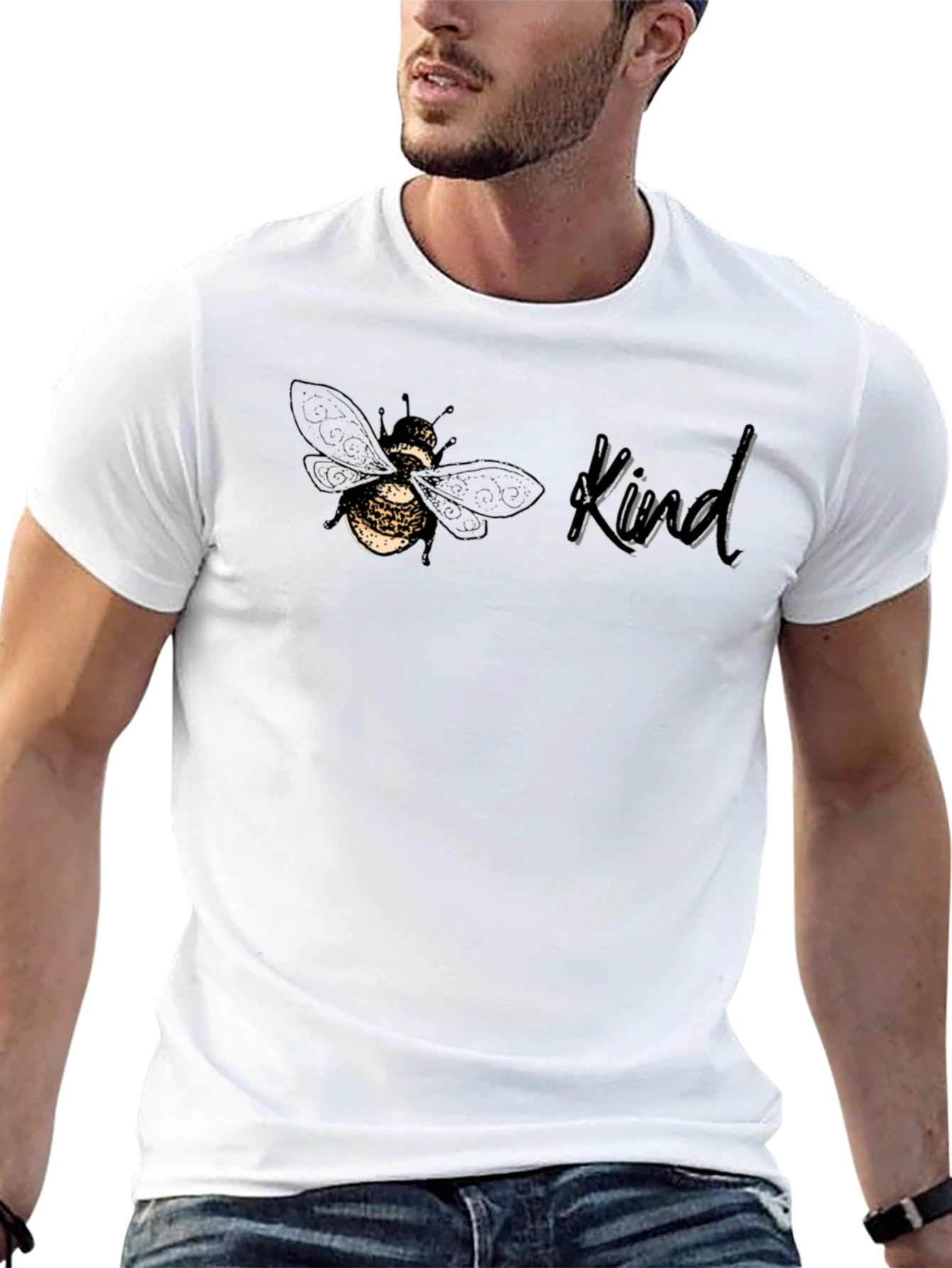 Bee Kind Graphic Tee - Stylish Comfort
