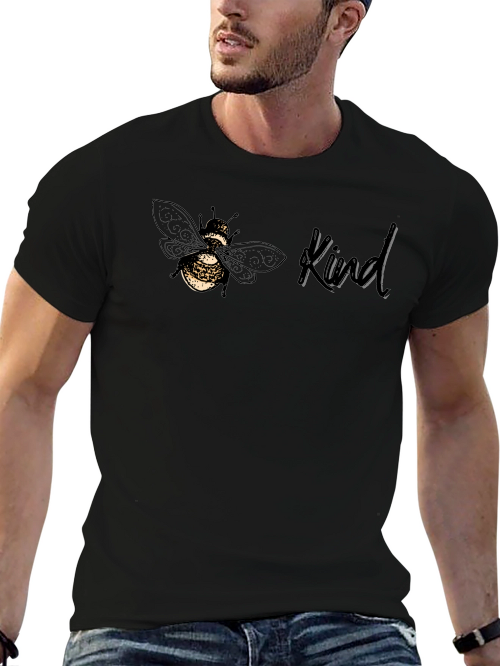 Bee Kind Graphic Tee - Stylish Comfort