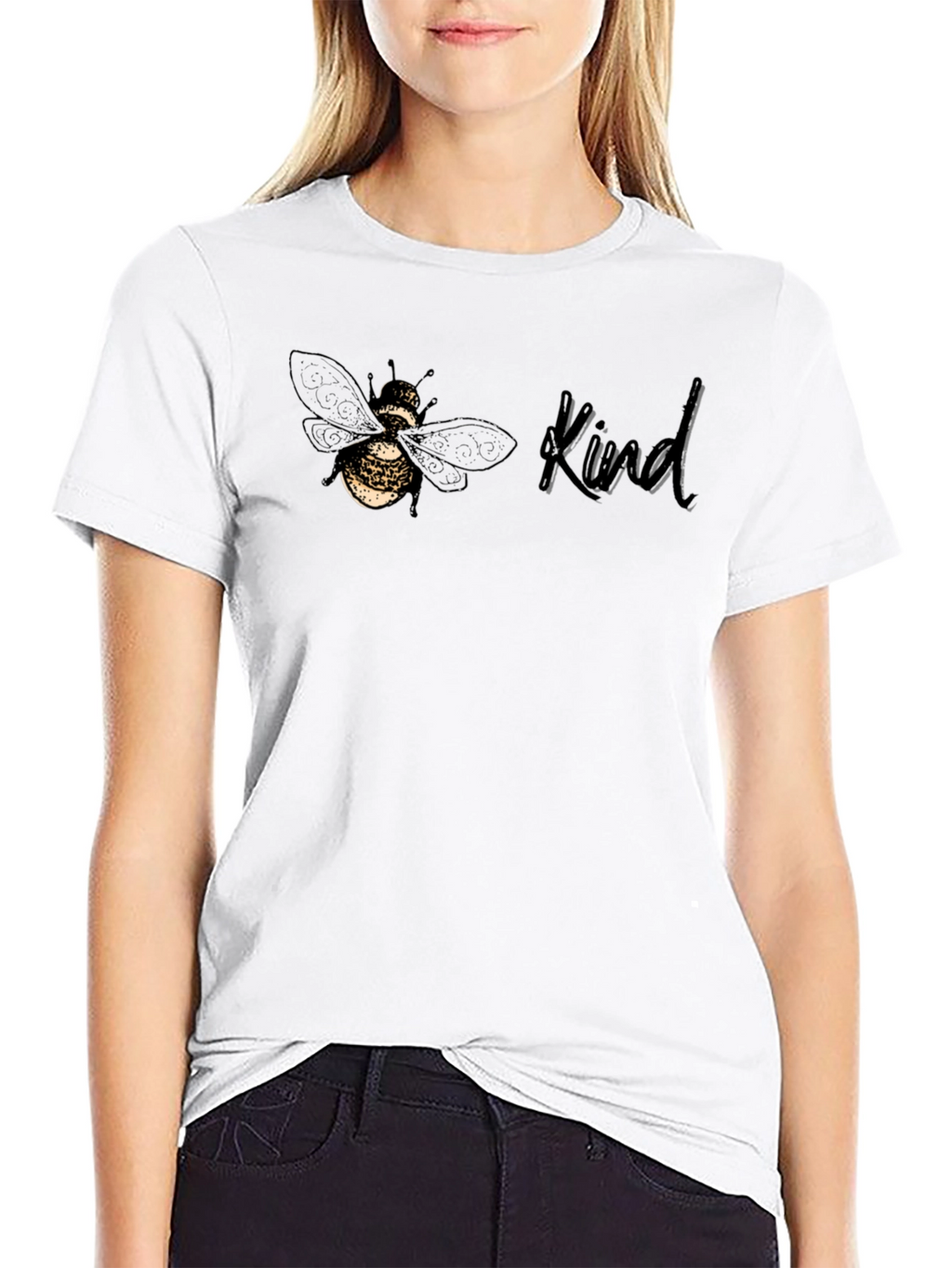 Bee Kind Graphic Tee - Stylish Comfort