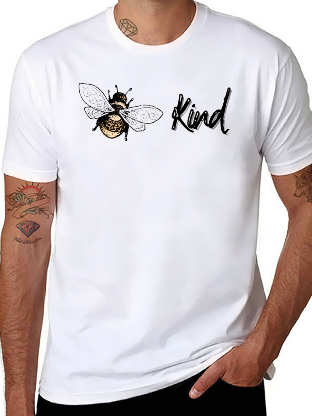 Bee Kind Graphic Tee - Stylish Comfort