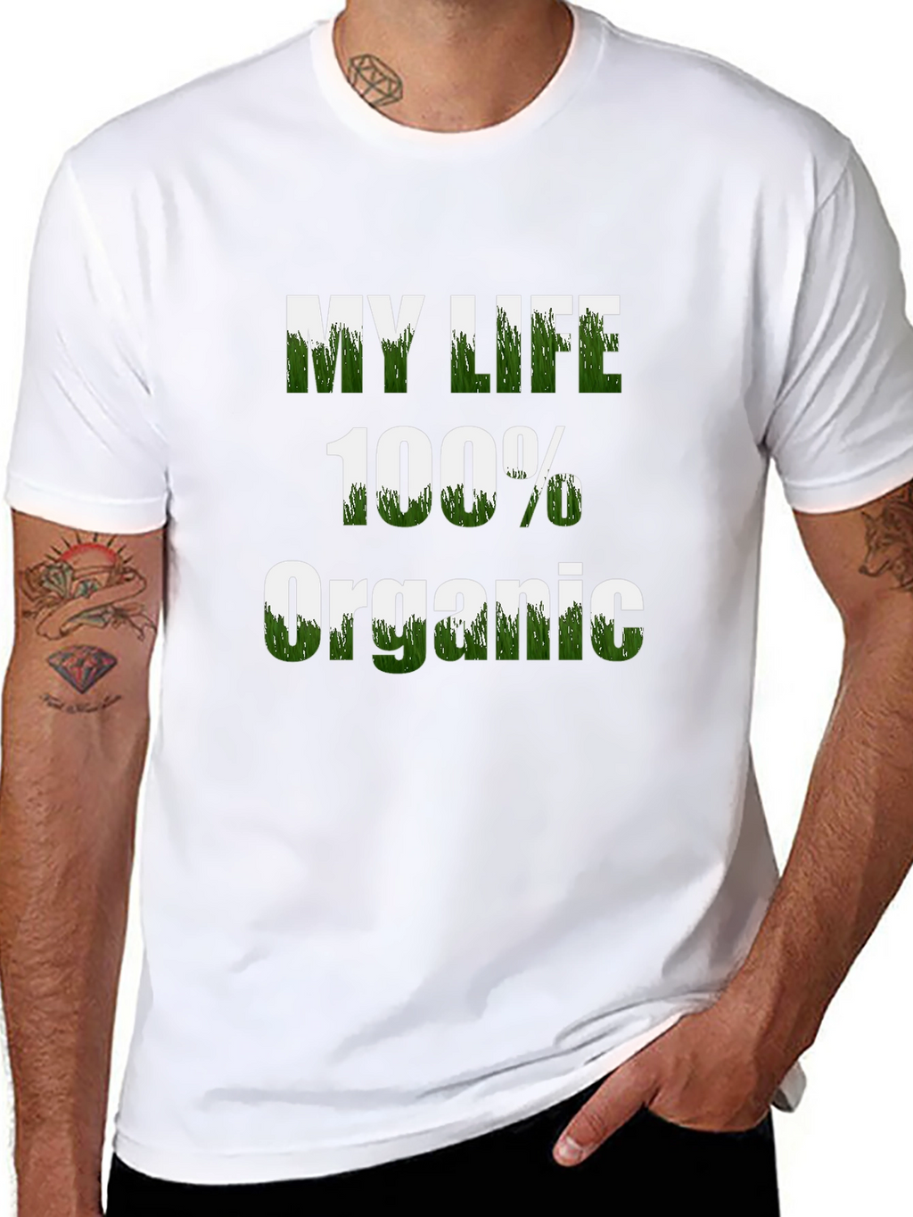 My Life 100% Organic Graphic Tee