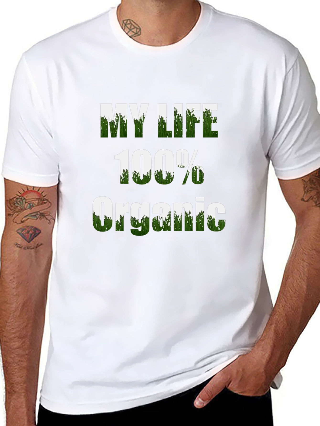 My Life 100% Organic Graphic Tee