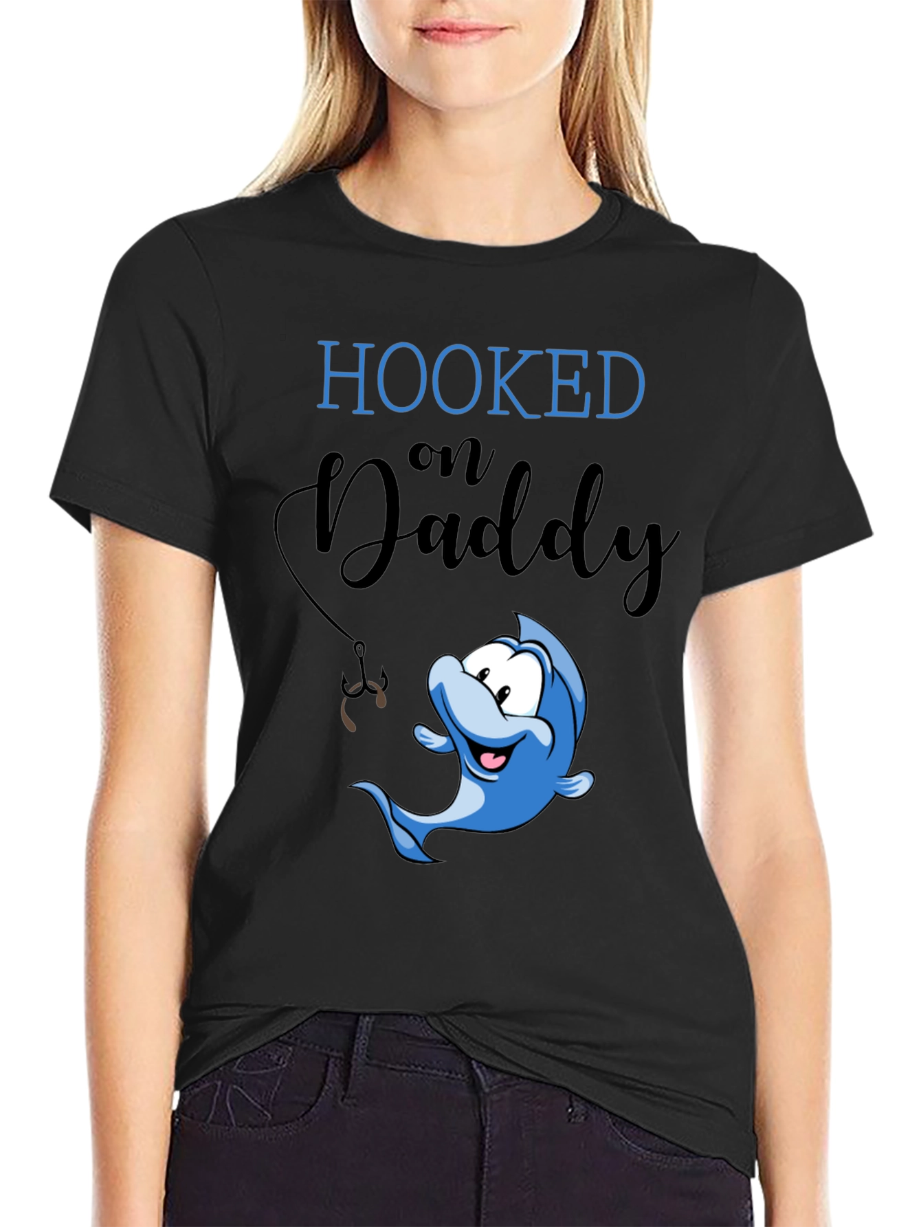 Hooked on Daddy T-Shirt | Fathers Day Gift