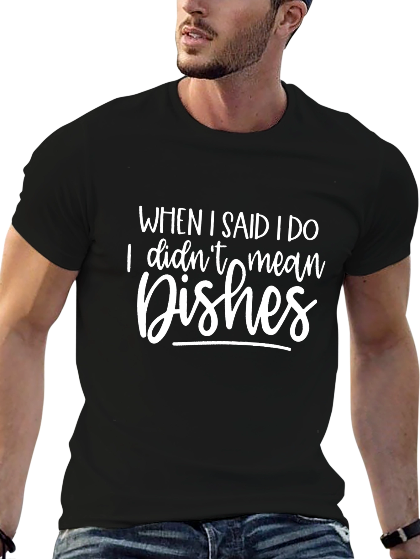 Funny I Do Dish Humor Graphic T-Shirt