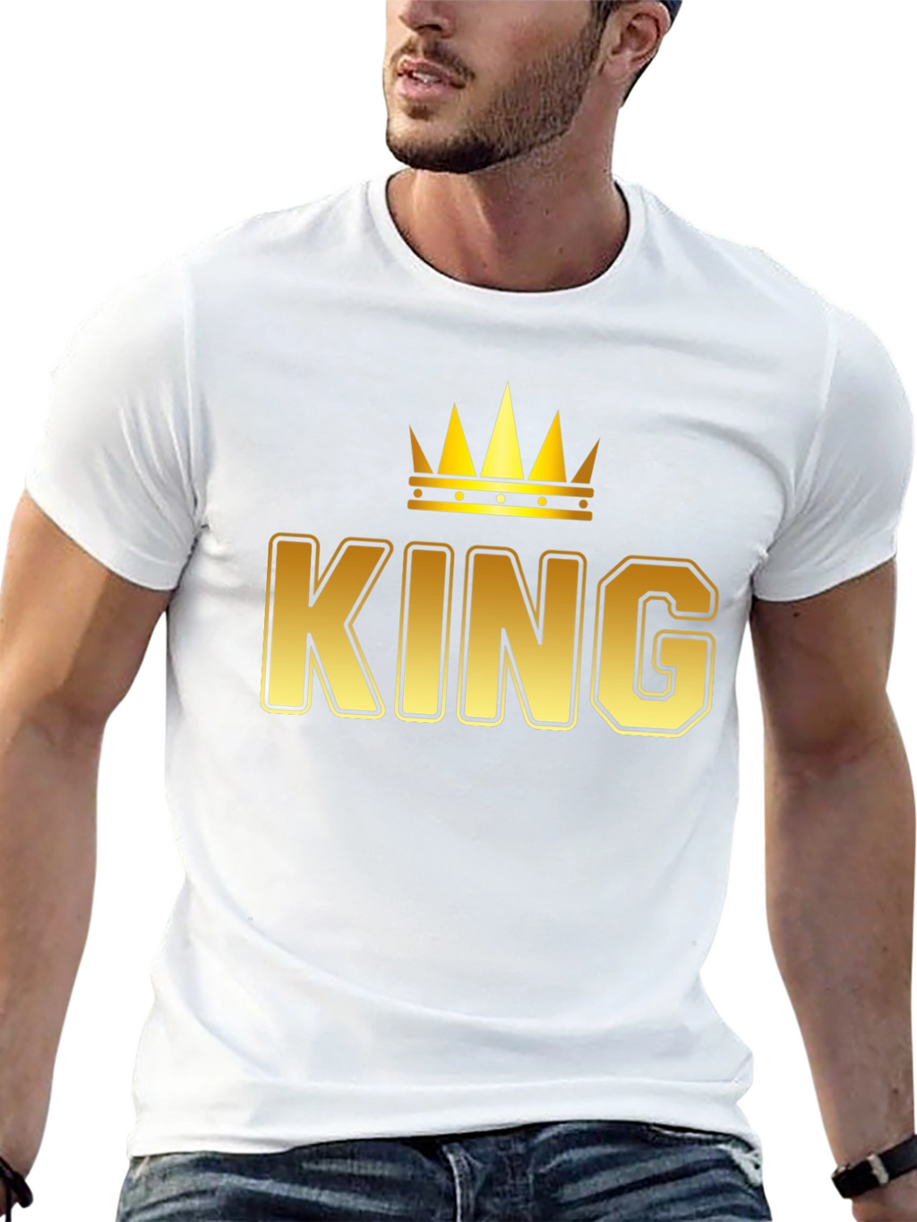 King Crown Gold Graphic T-Shirt