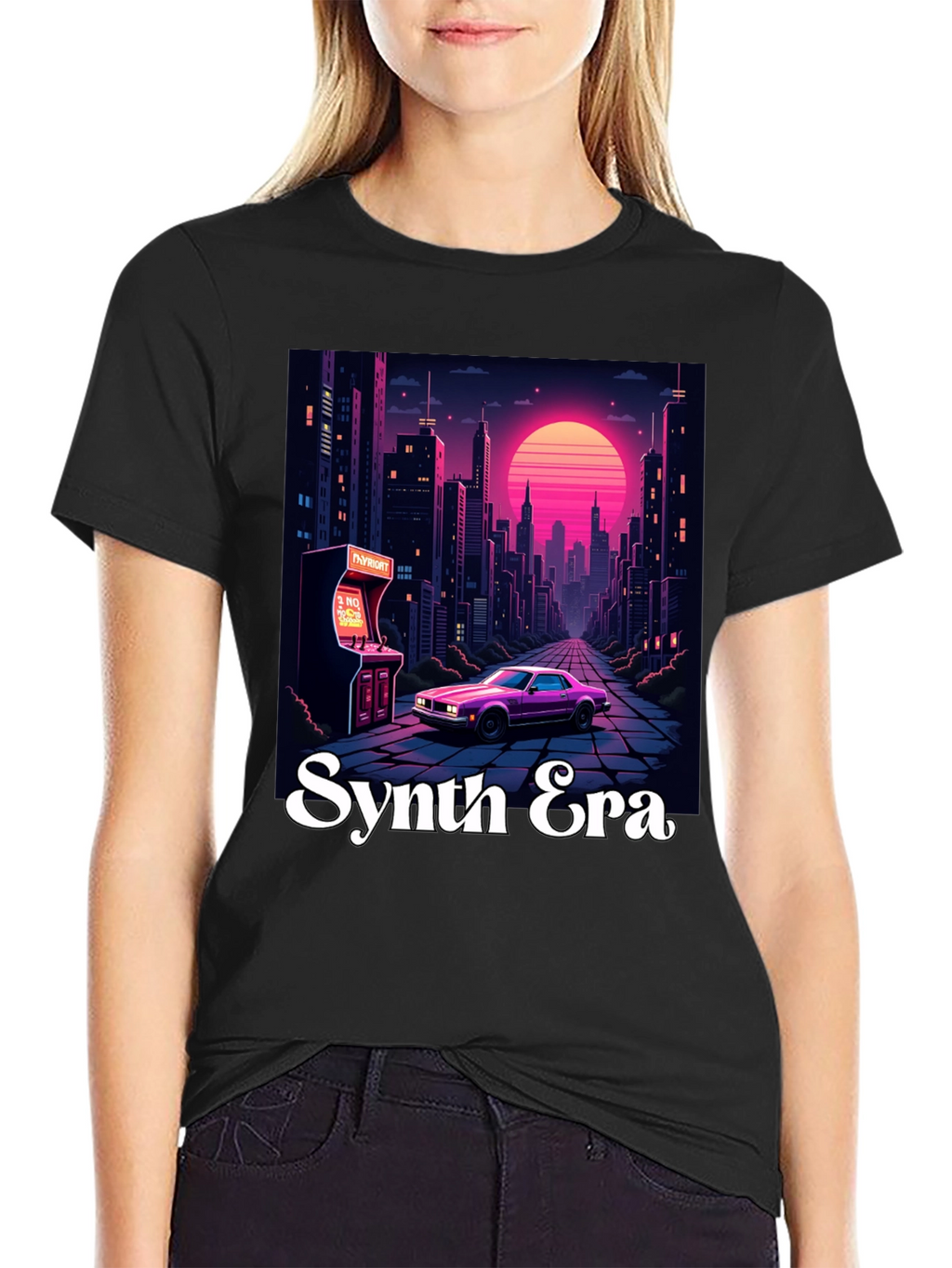 Synth Era T-Shirt: Retro 80s Style