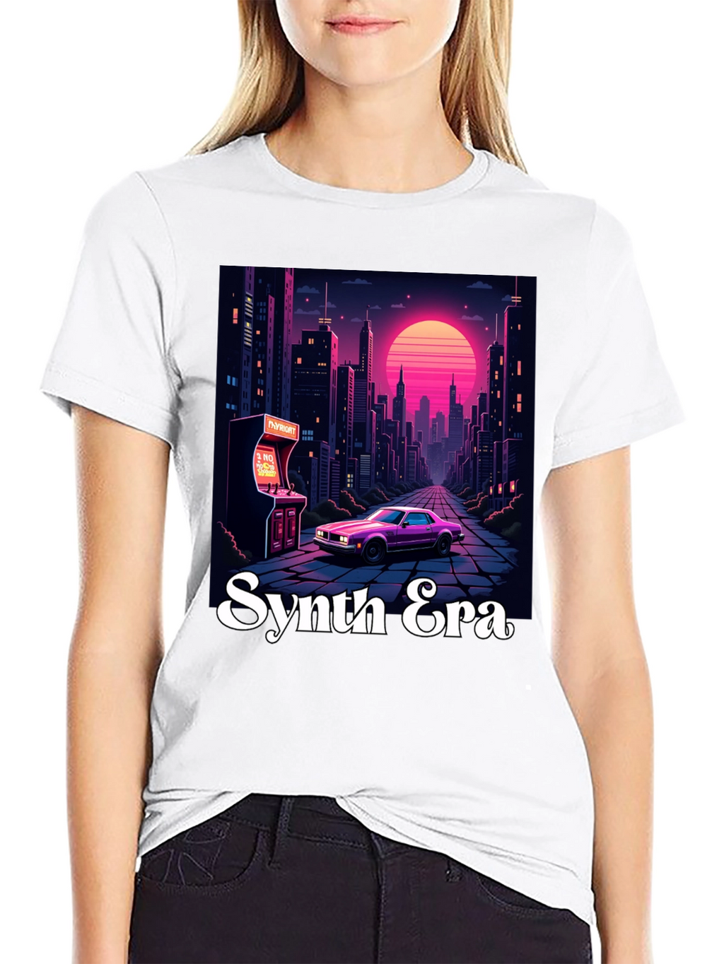 Synth Era T-Shirt: Retro 80s Style