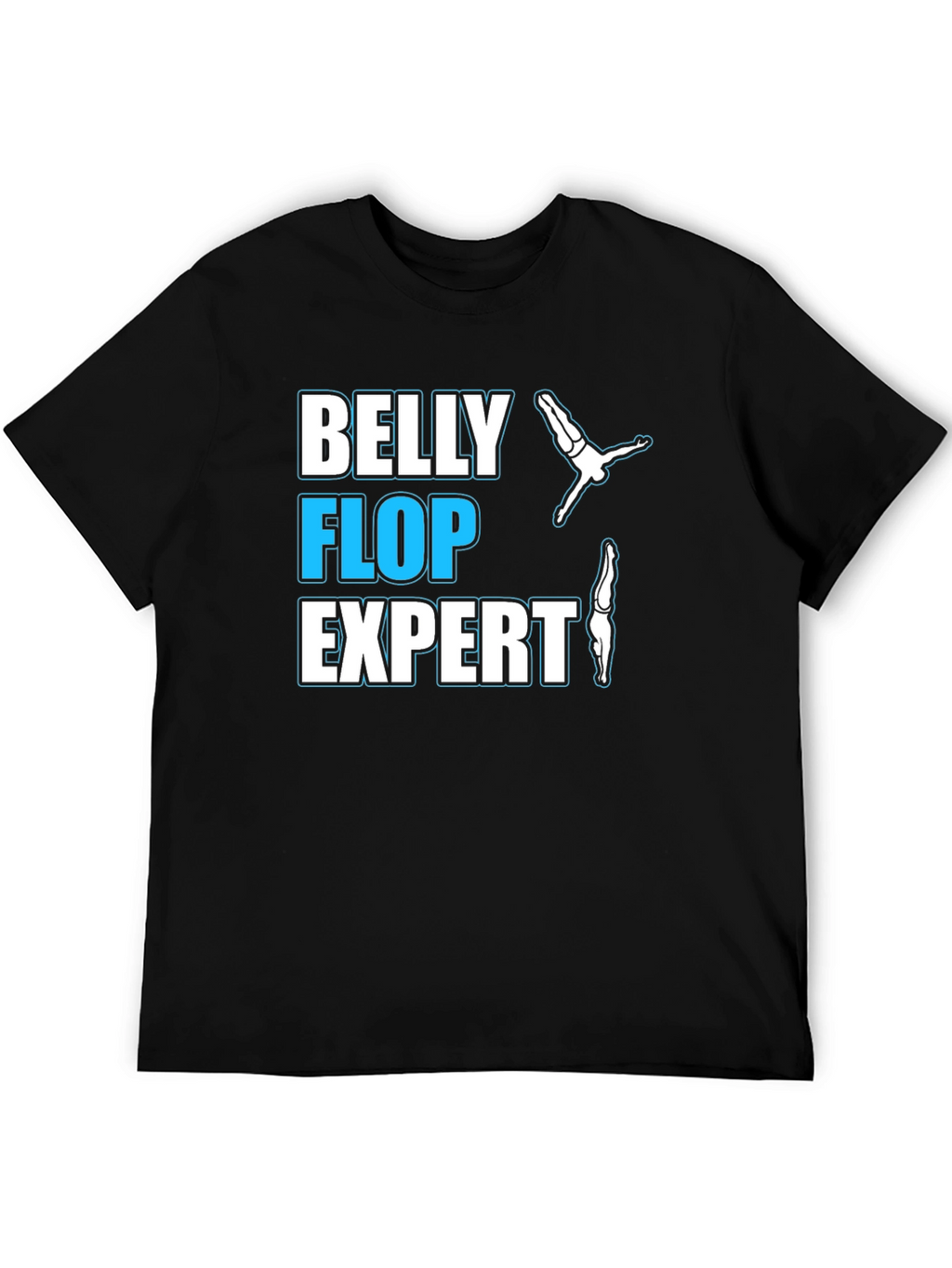 Belly Flop Expert T-Shirt - Funny Diving Tee