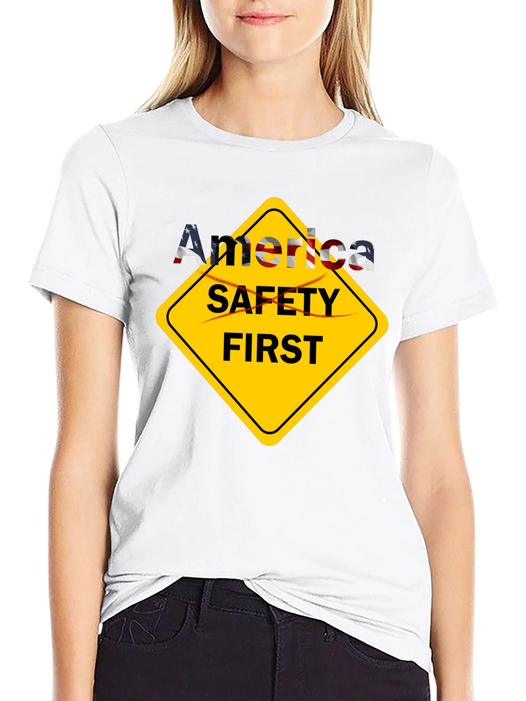 America Safety First T-Shirt - Patriotic Tee