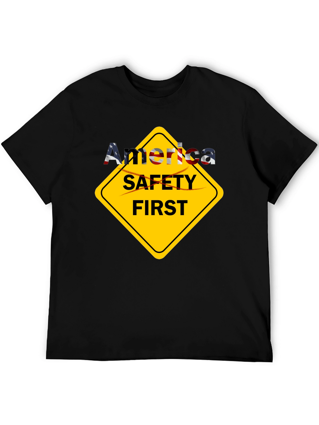 America Safety First T-Shirt - Patriotic Tee