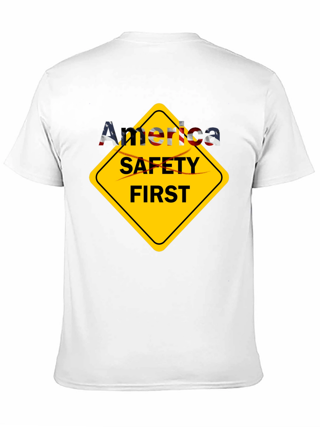 America Safety First T-Shirt - Patriotic Tee