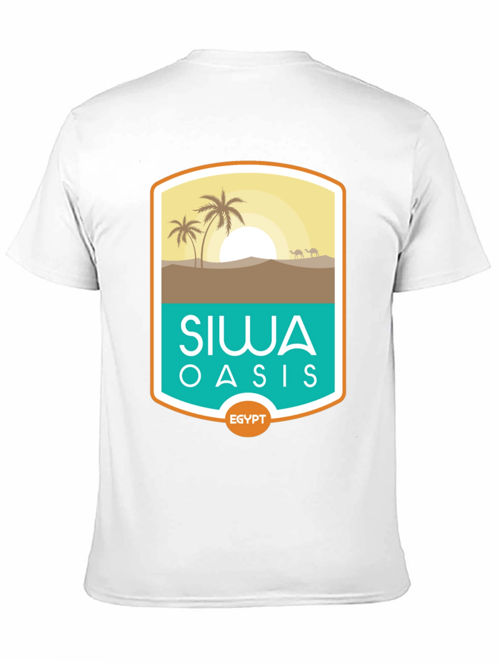 Siwa Oasis Egypt Tee - Desert Scene Graphic T-Shirt