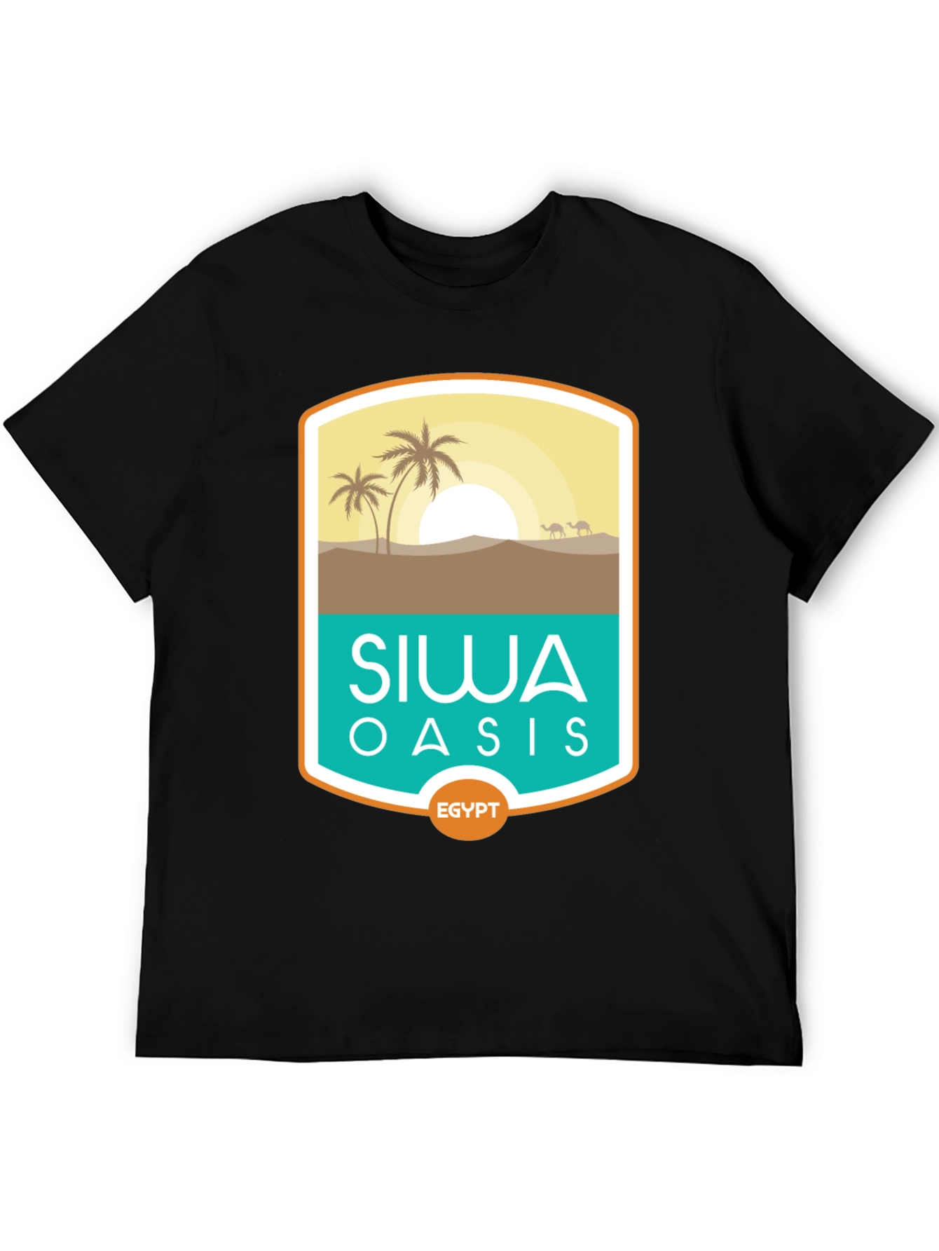 Siwa Oasis Egypt Tee - Desert Scene Graphic T-Shirt