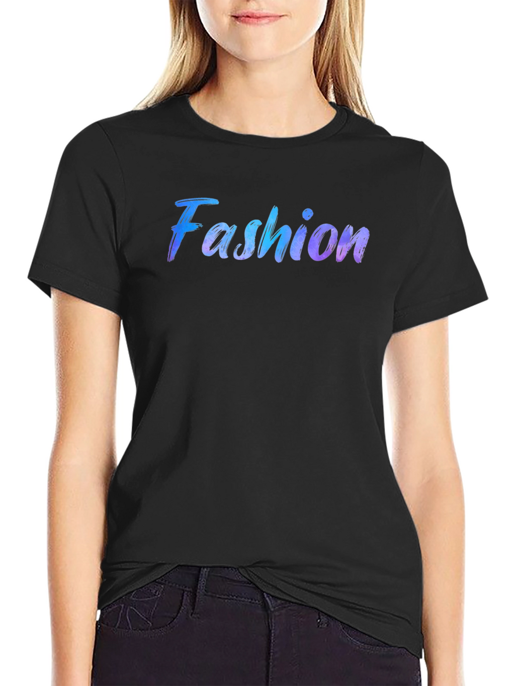 Fashion Graphic Black T-Shirt