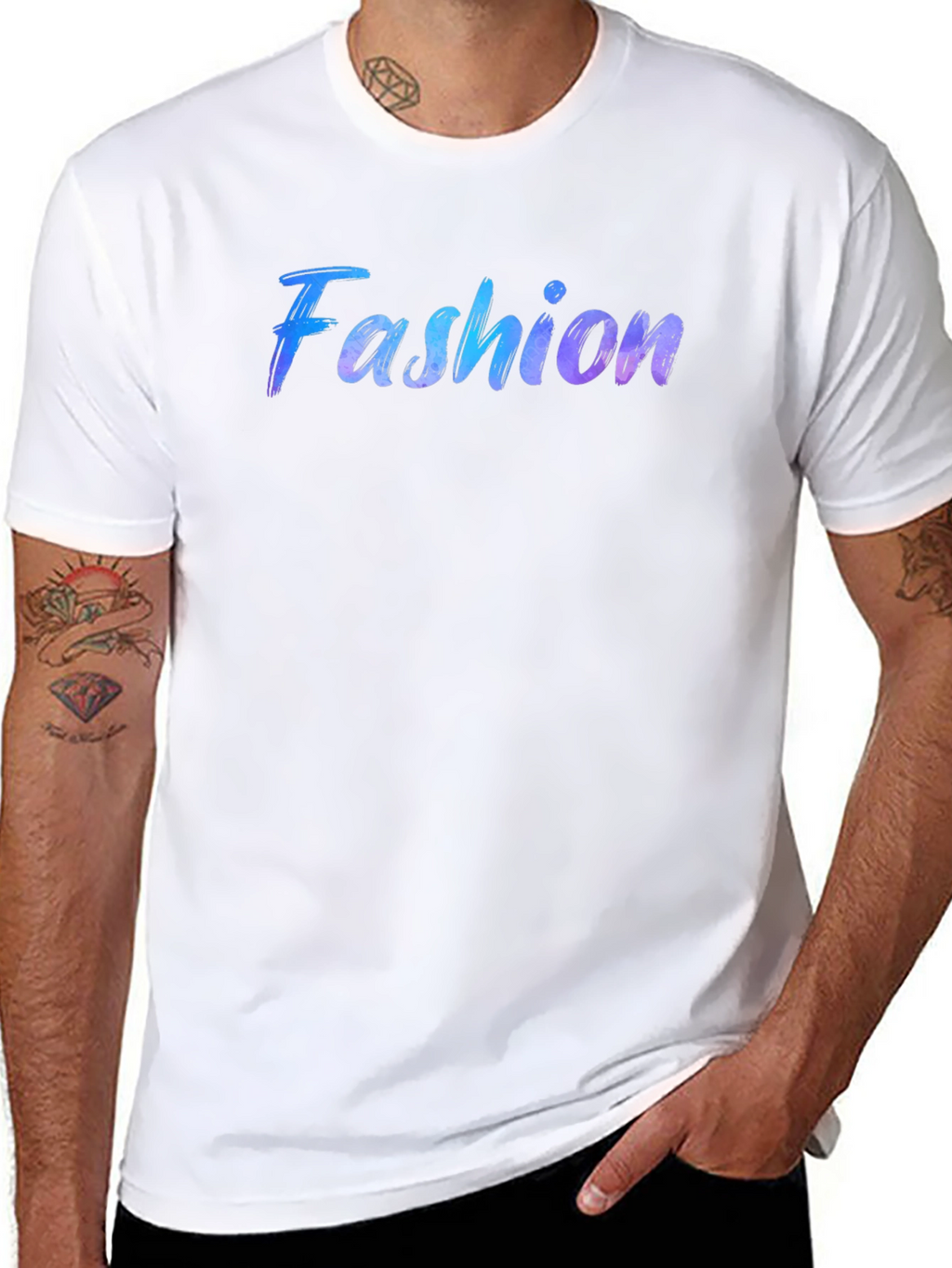 Fashion Graphic Black T-Shirt