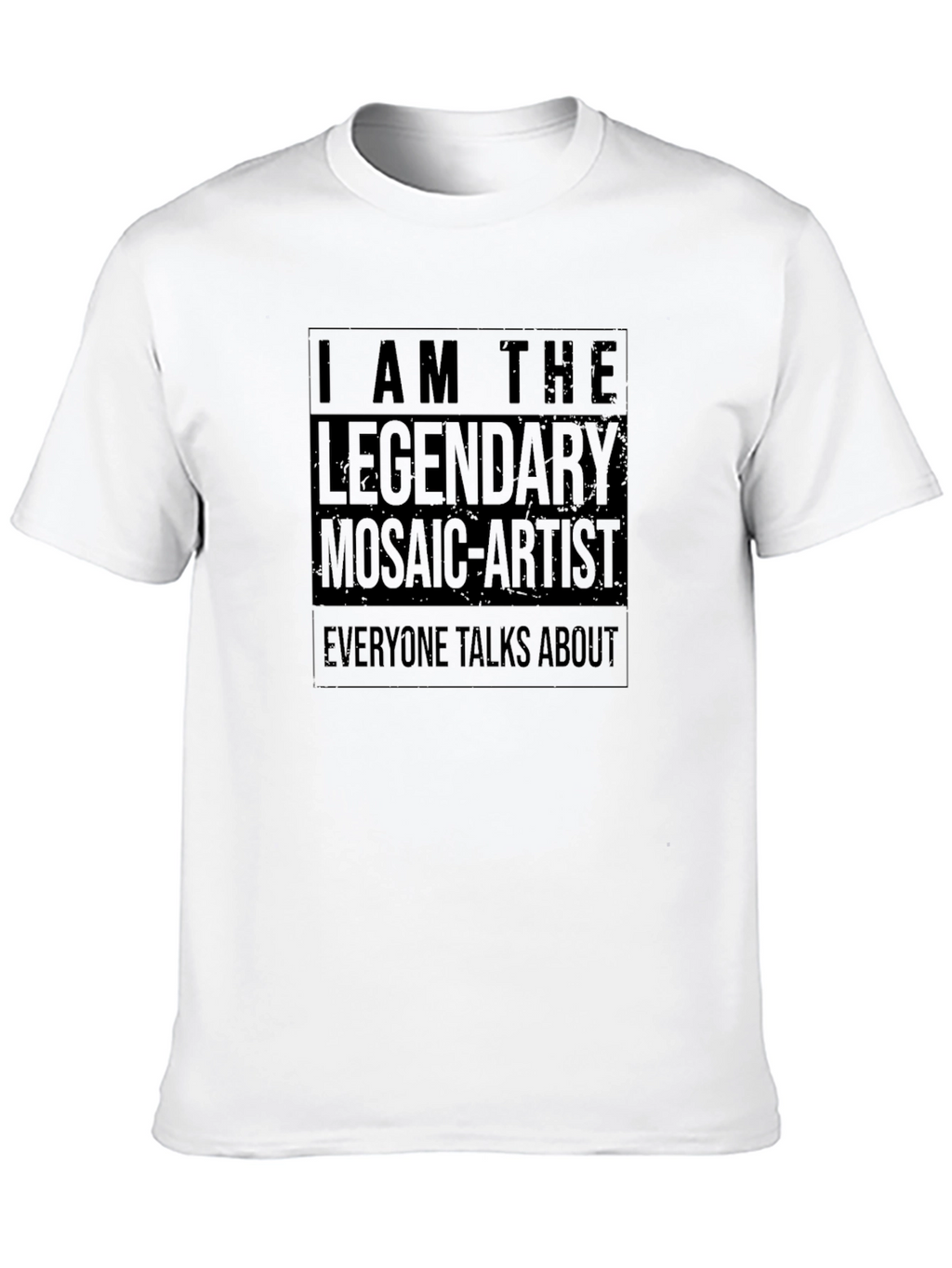 Legendary Mosaic Artist Graphic T-Shirt - Black