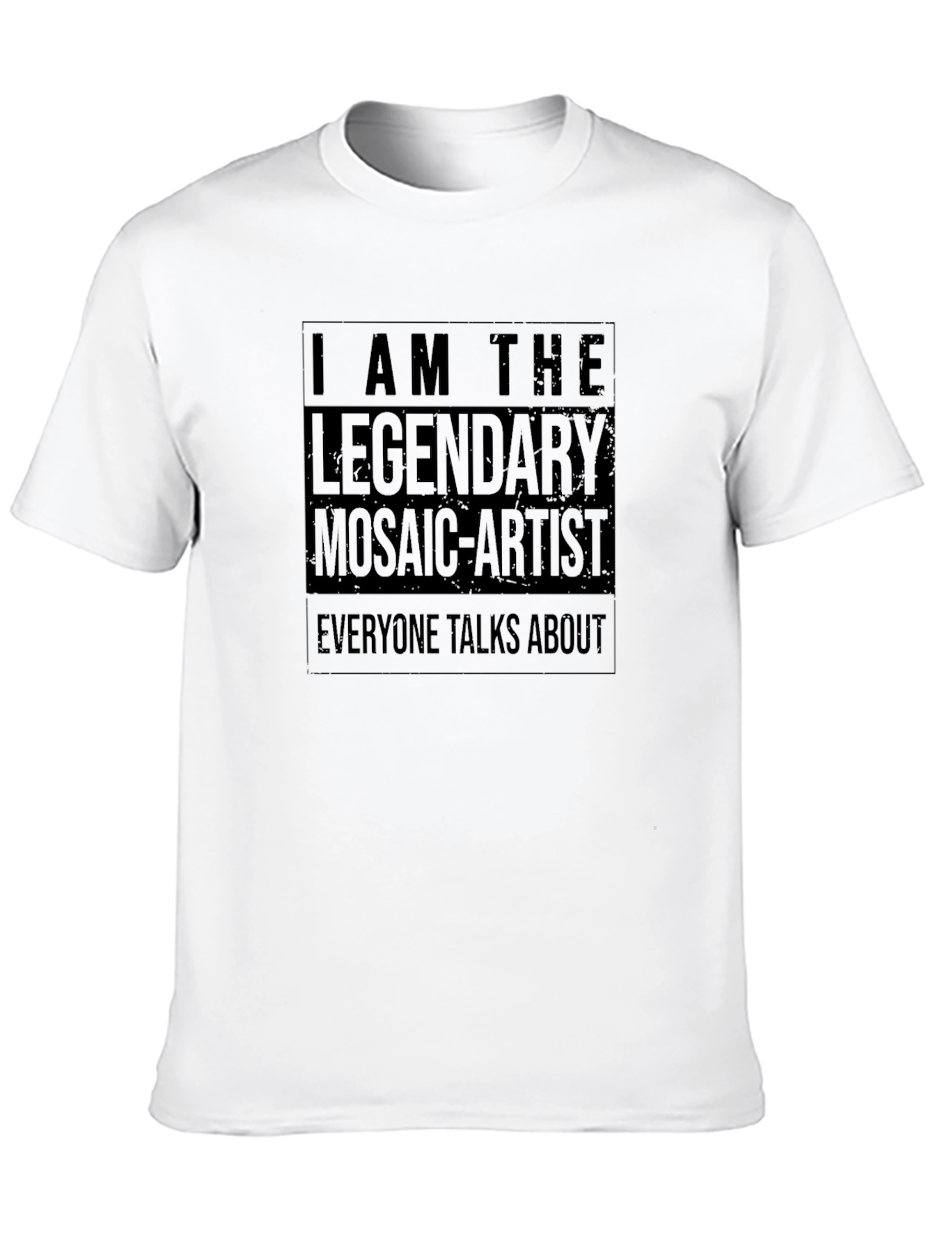 Legendary Mosaic Artist Graphic T-Shirt - Black