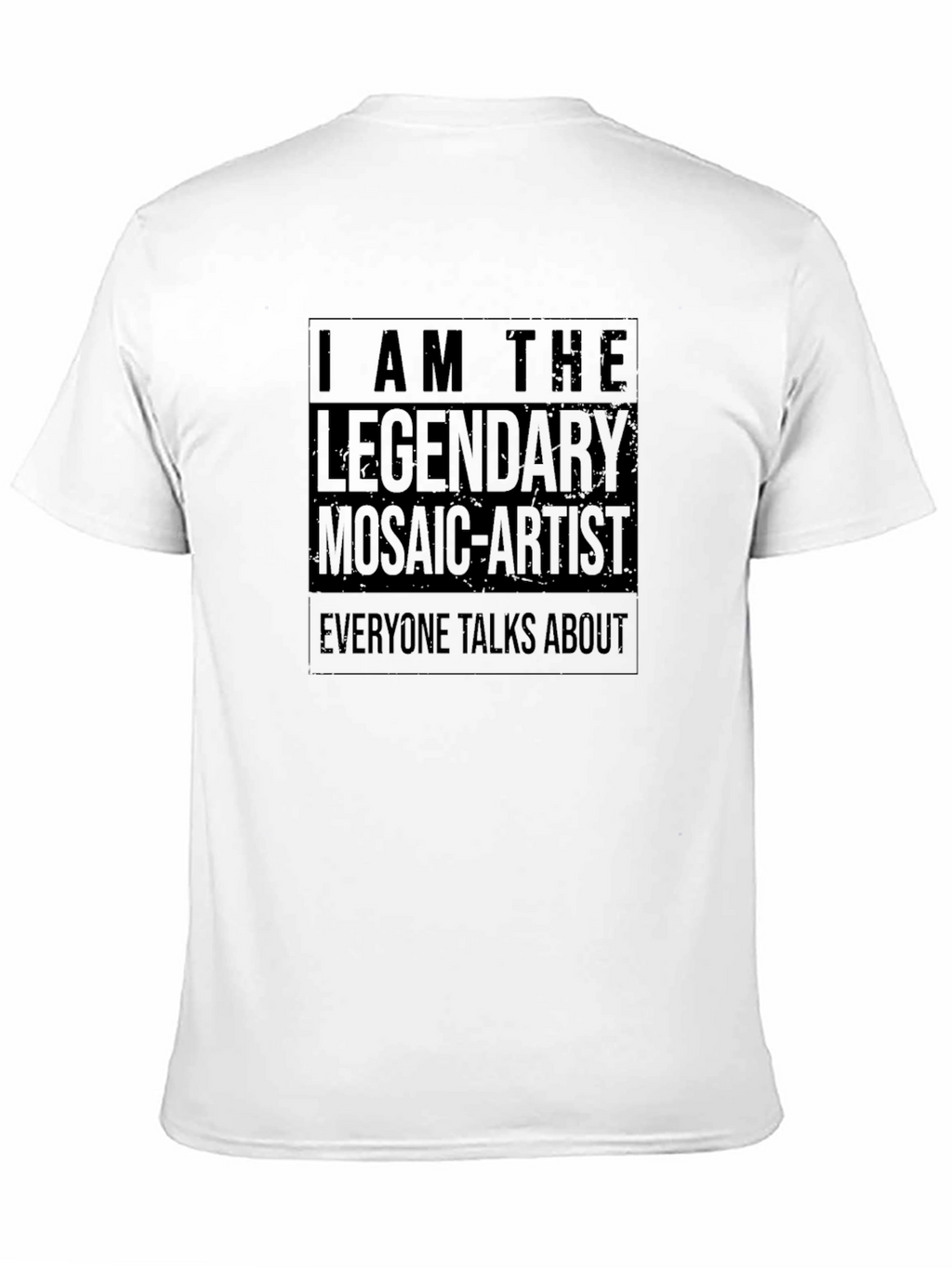 Legendary Mosaic Artist Graphic T-Shirt - Black