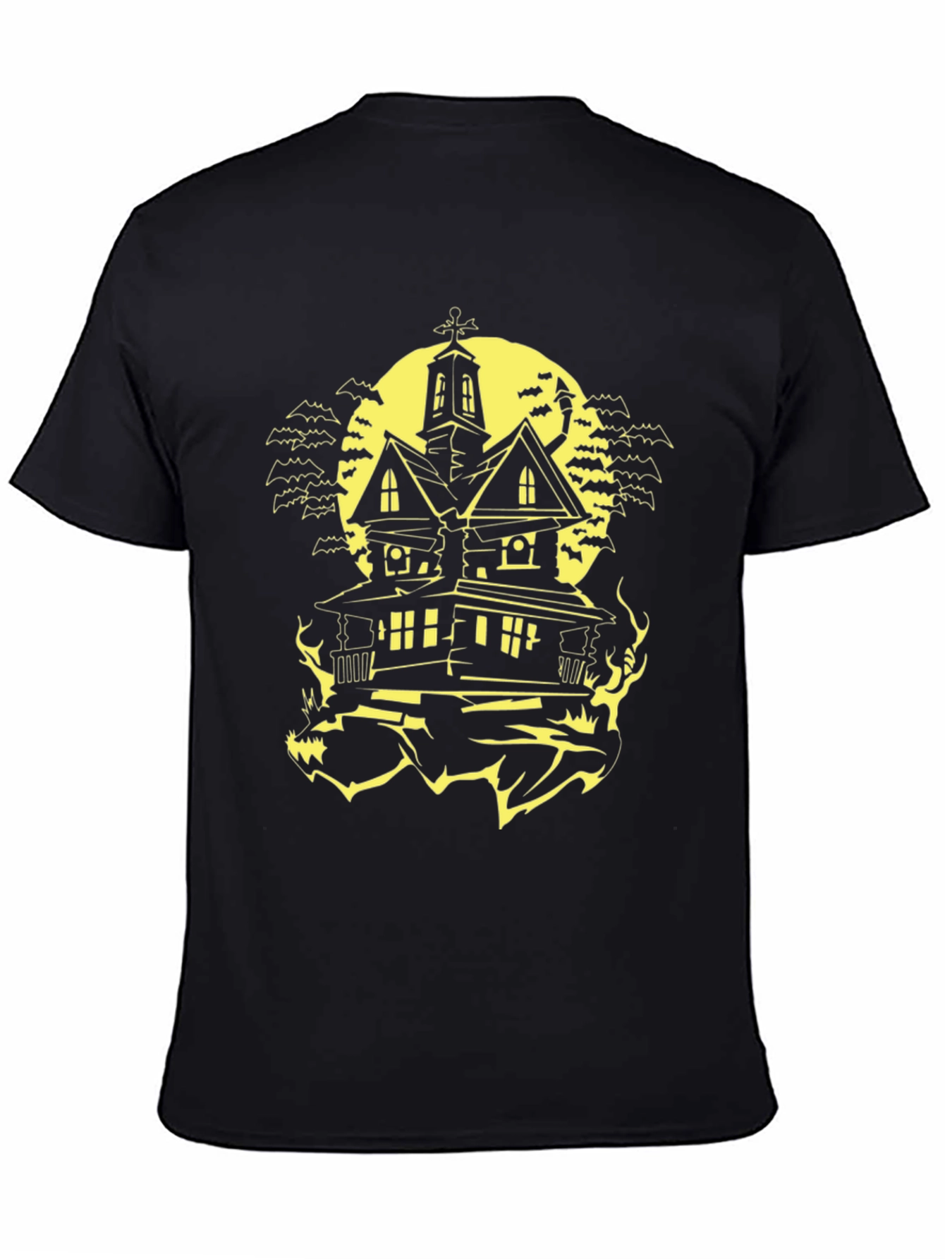 Halloween Haunted House T-Shirt - Spooky Season Tee