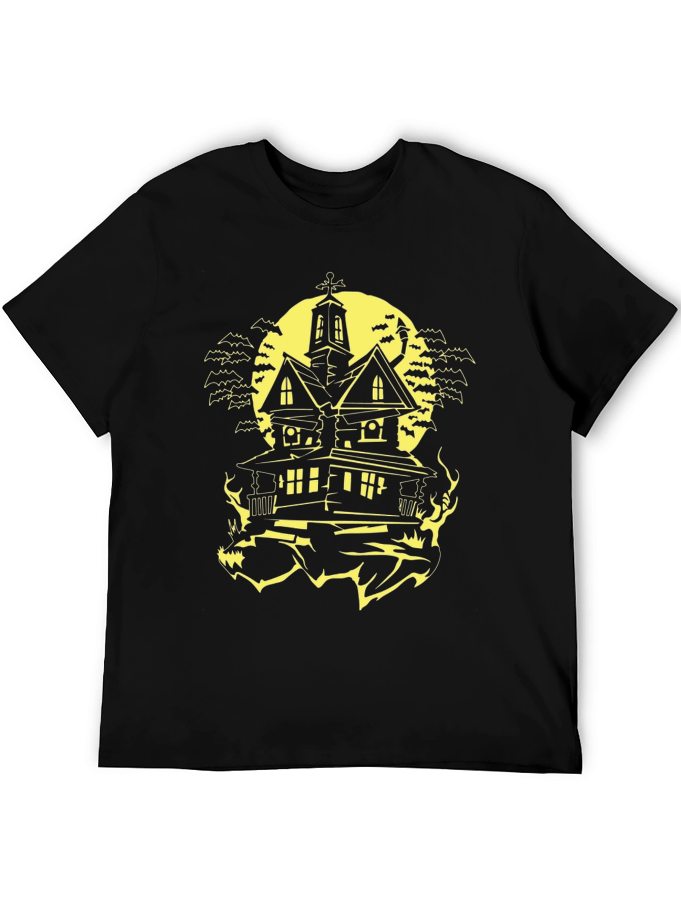 Halloween Haunted House T-Shirt - Spooky Season Tee
