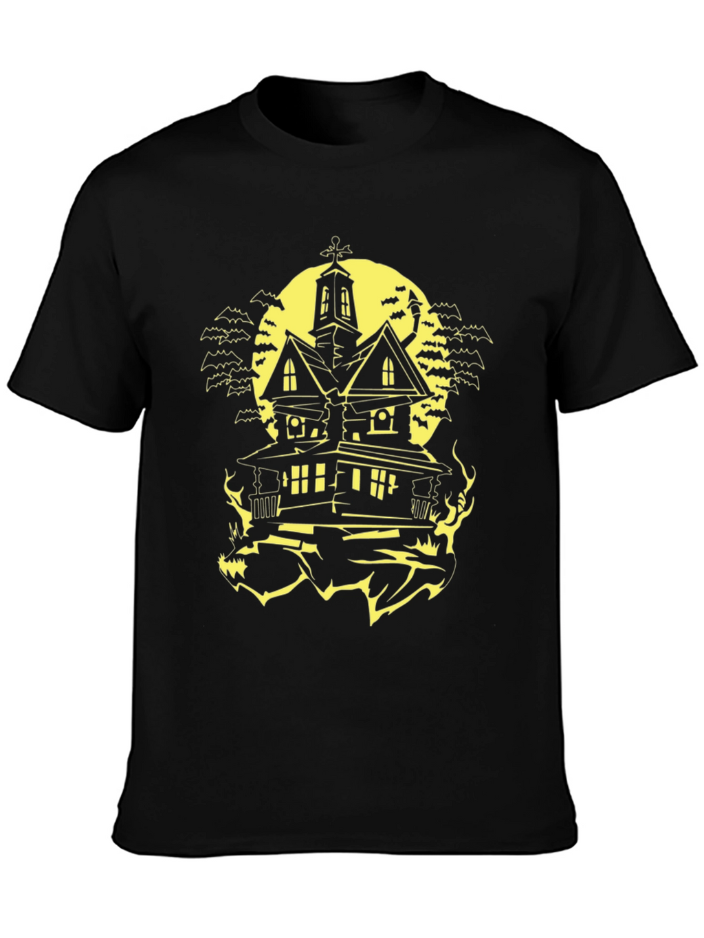 Halloween Haunted House T-Shirt - Spooky Season Tee