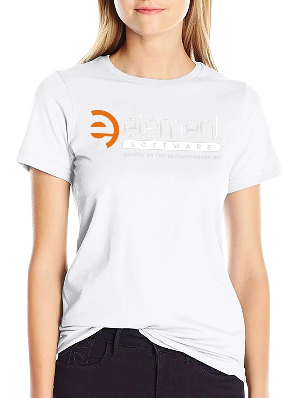 Element Software Black T-Shirt - Revolutionary OS