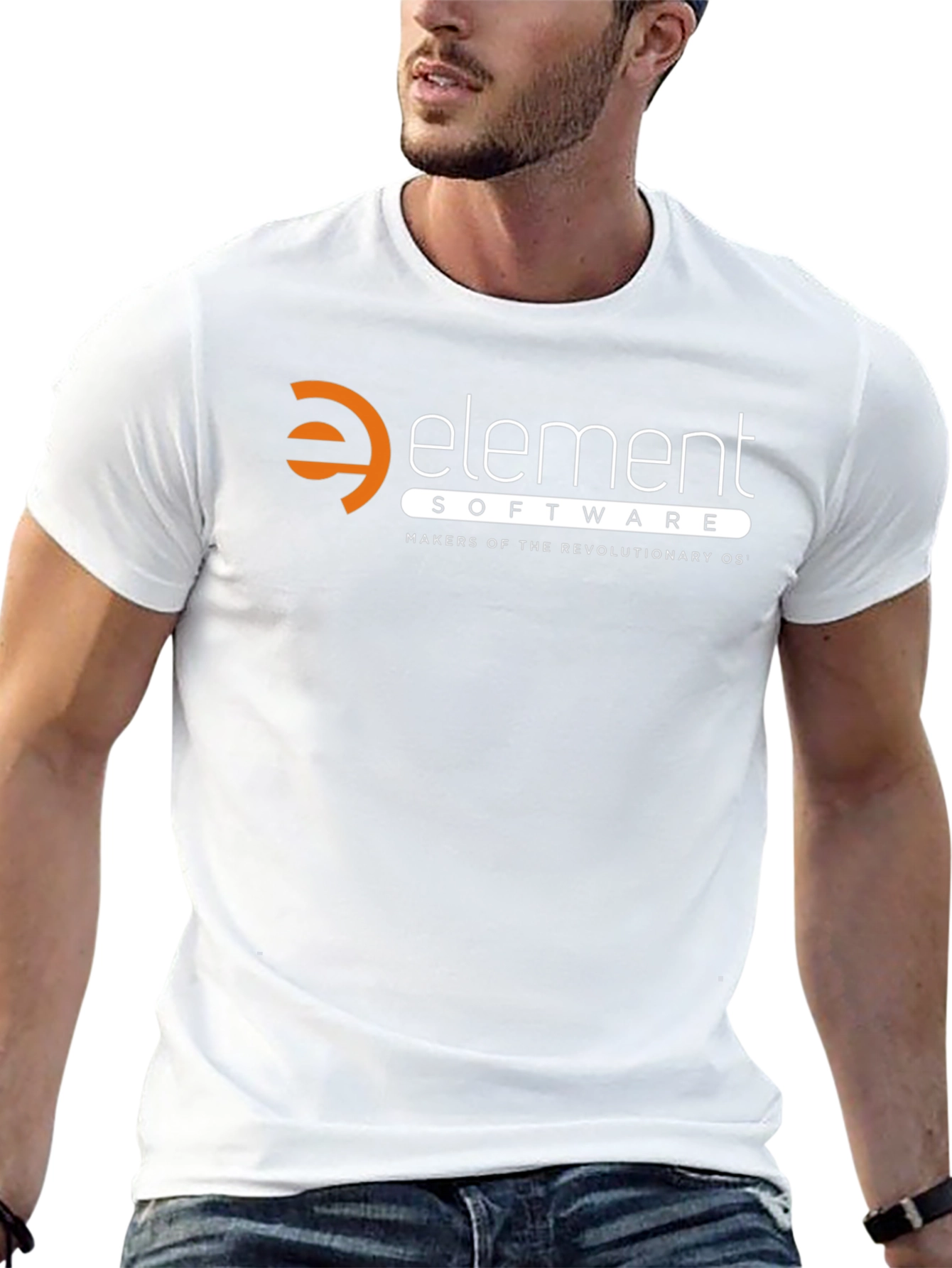 Element Software Black T-Shirt - Revolutionary OS