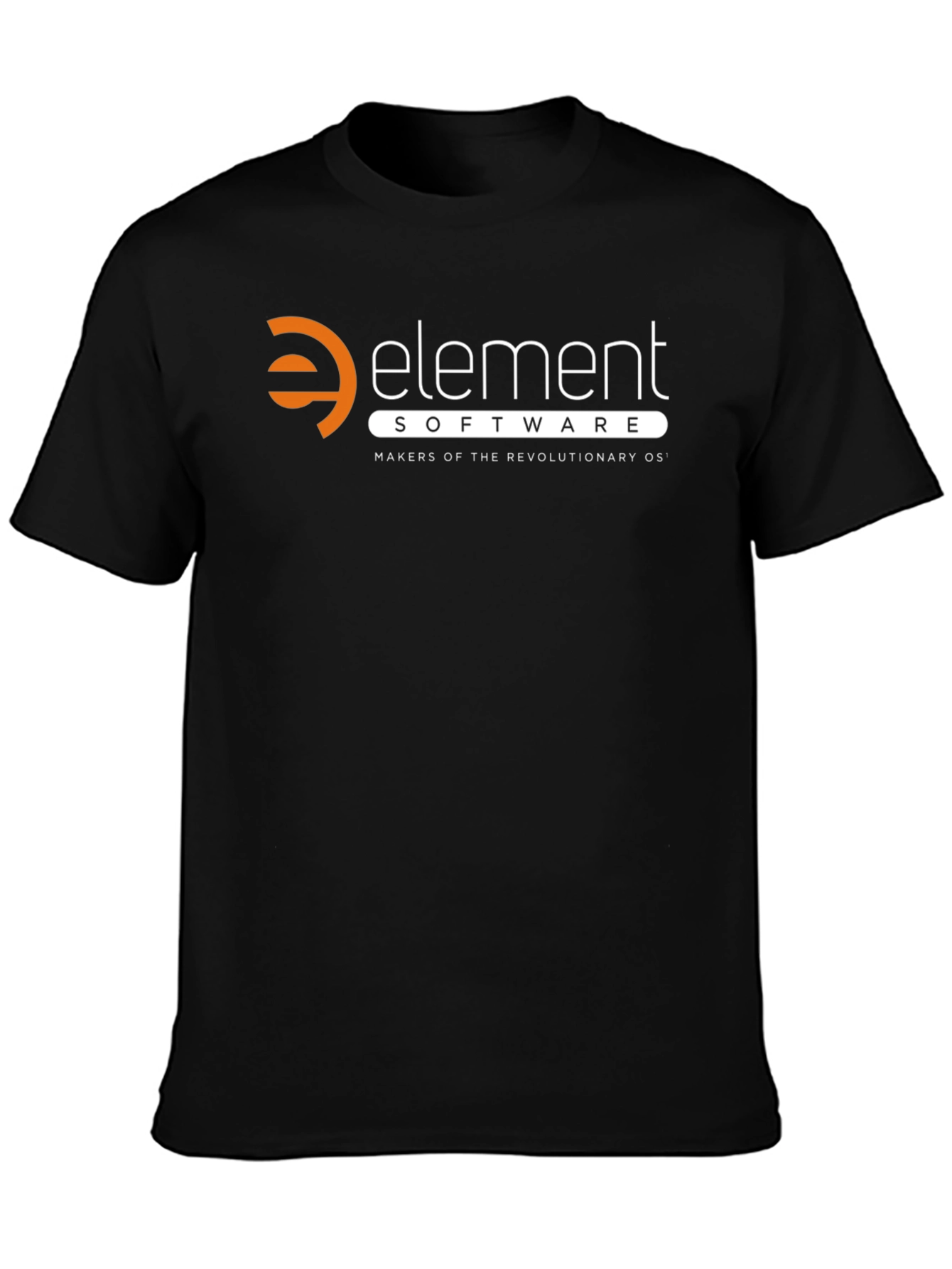 Element Software Black T-Shirt - Revolutionary OS