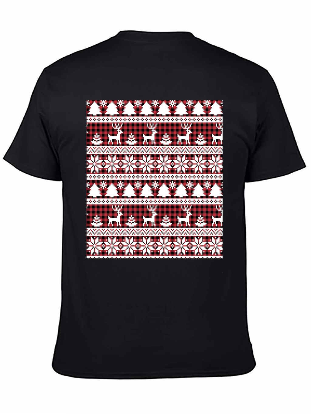 Festive Christmas Deer & Tree T-Shirt