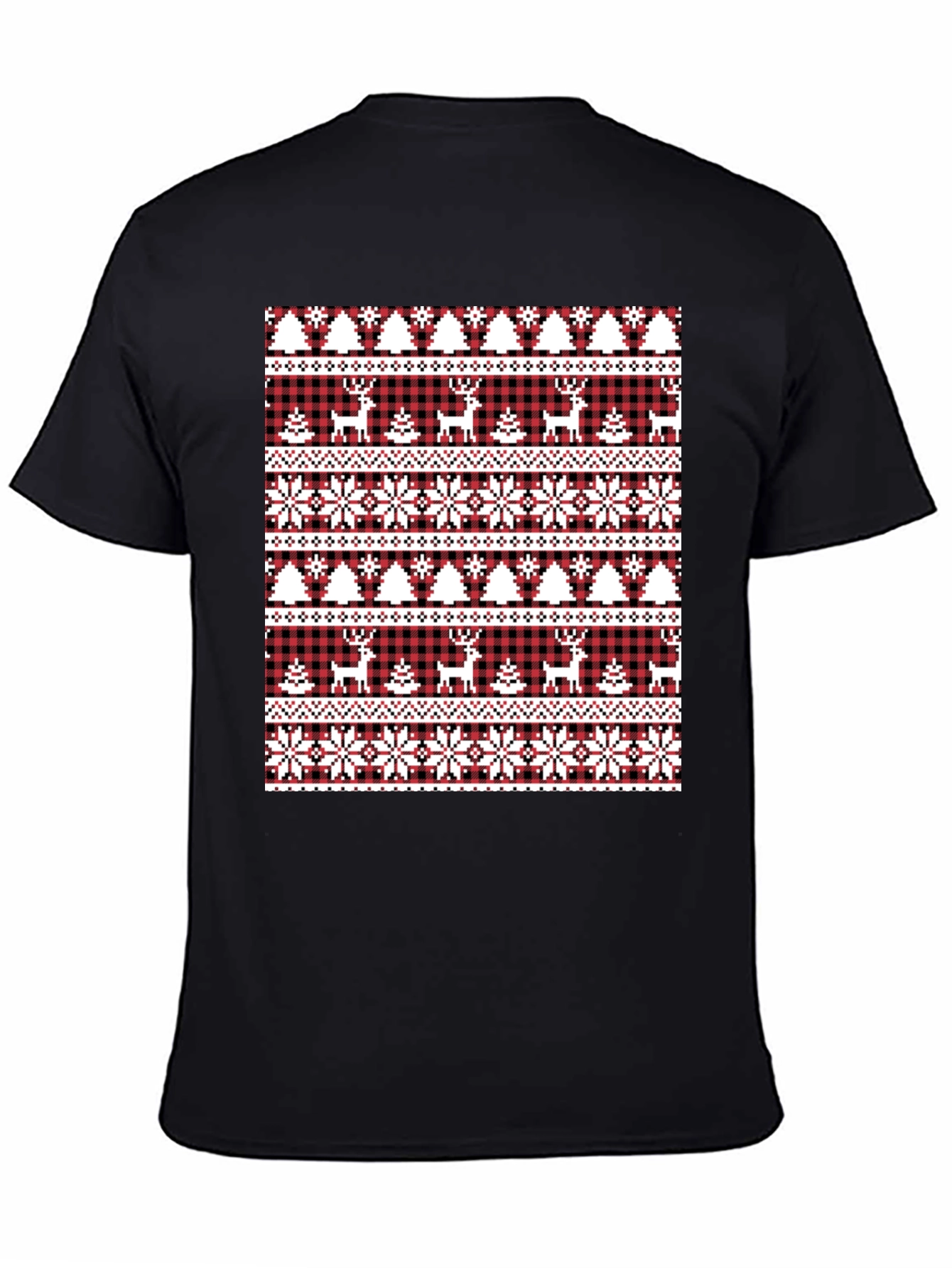 Festive Christmas Deer & Tree T-Shirt