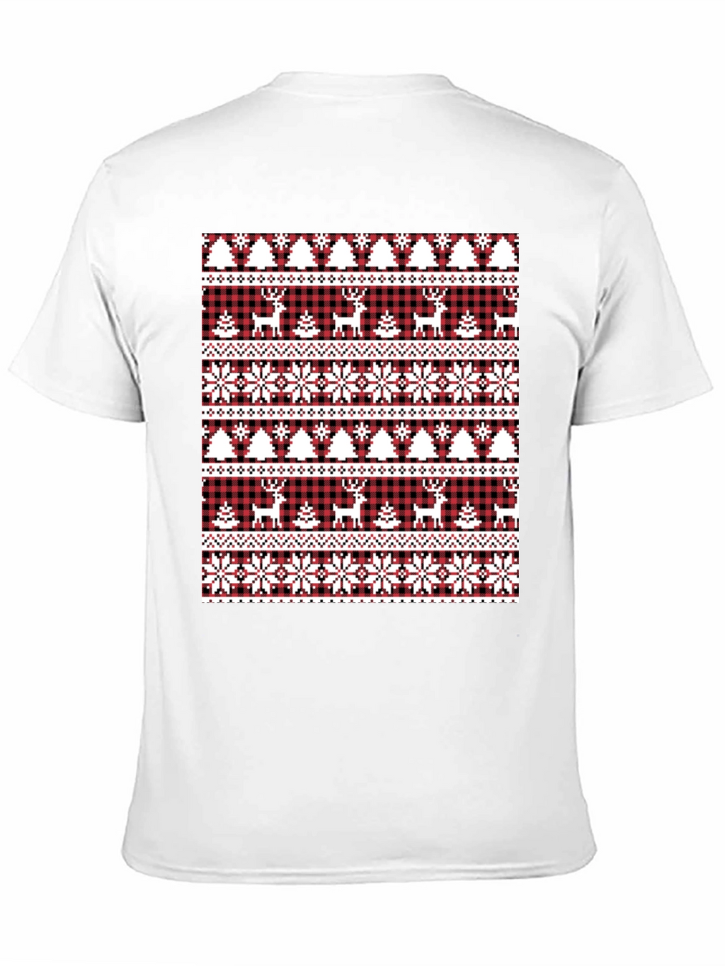 Festive Christmas Deer & Tree T-Shirt