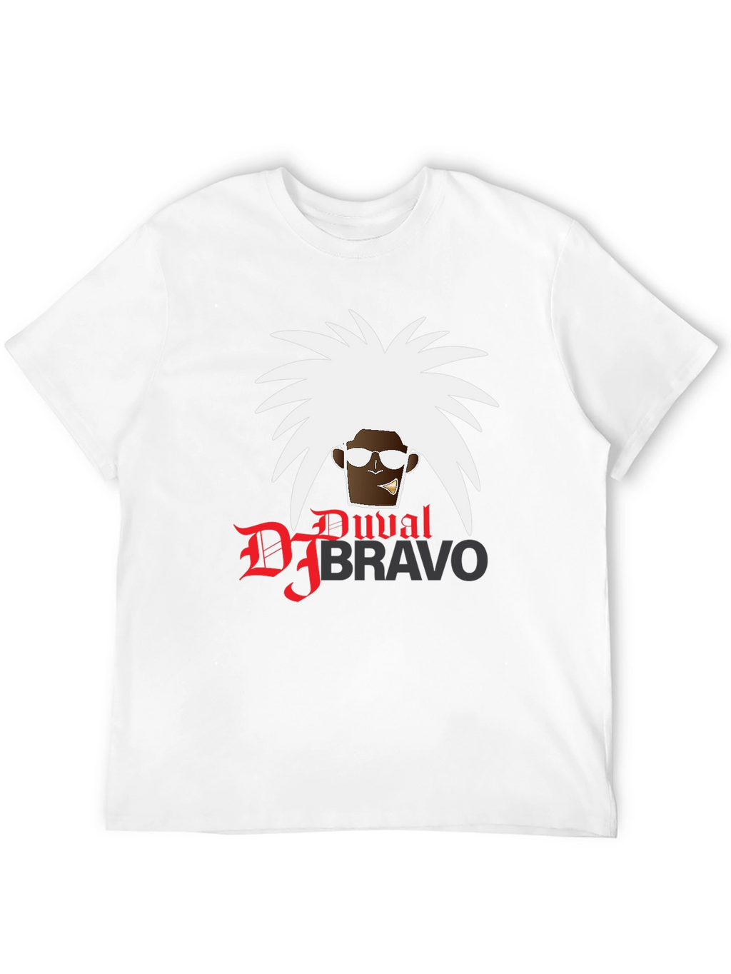 DJ Bravo T-Shirt - Black Cotton Graphic Tee