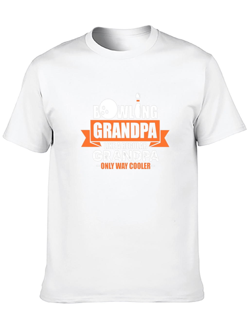 Bowling Grandpa T-Shirt - Regular Grandpa Only Way Cooler