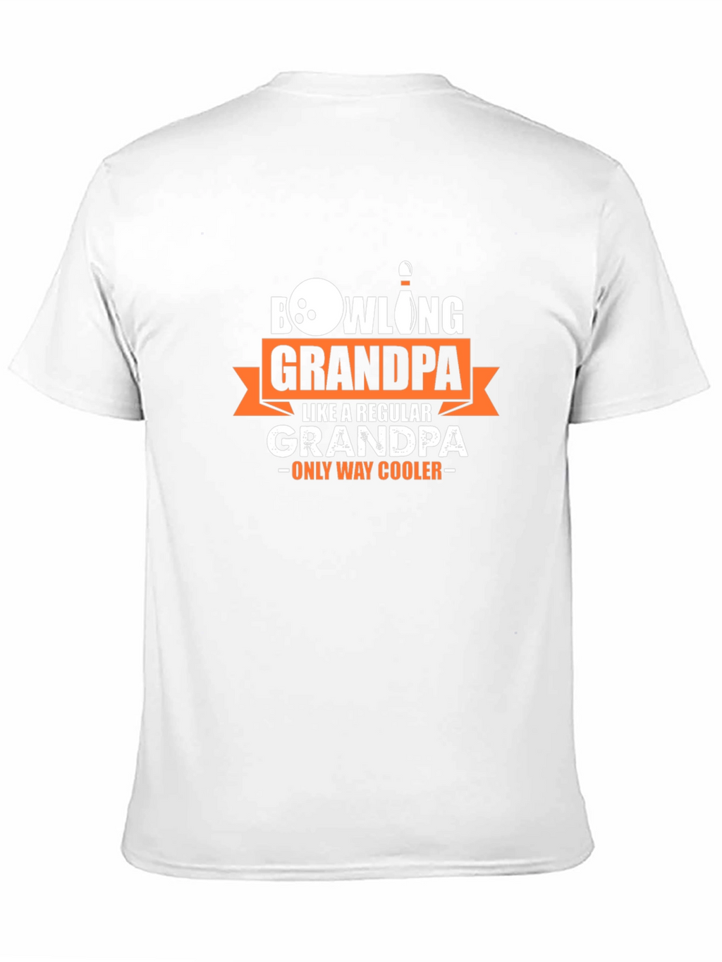 Bowling Grandpa T-Shirt - Regular Grandpa Only Way Cooler
