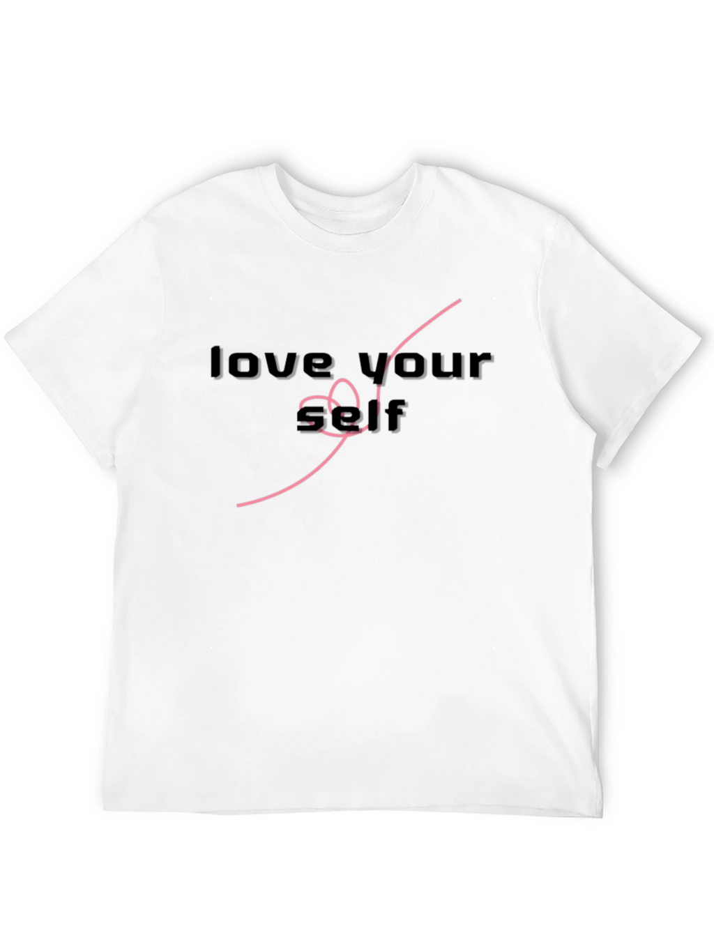Love Yourself Graphic T-Shirt - Black