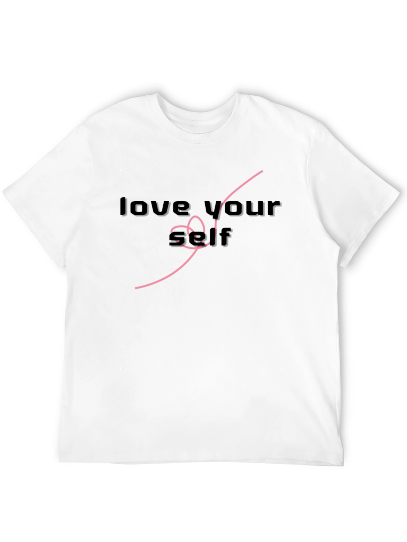 Love Yourself Graphic T-Shirt - Black