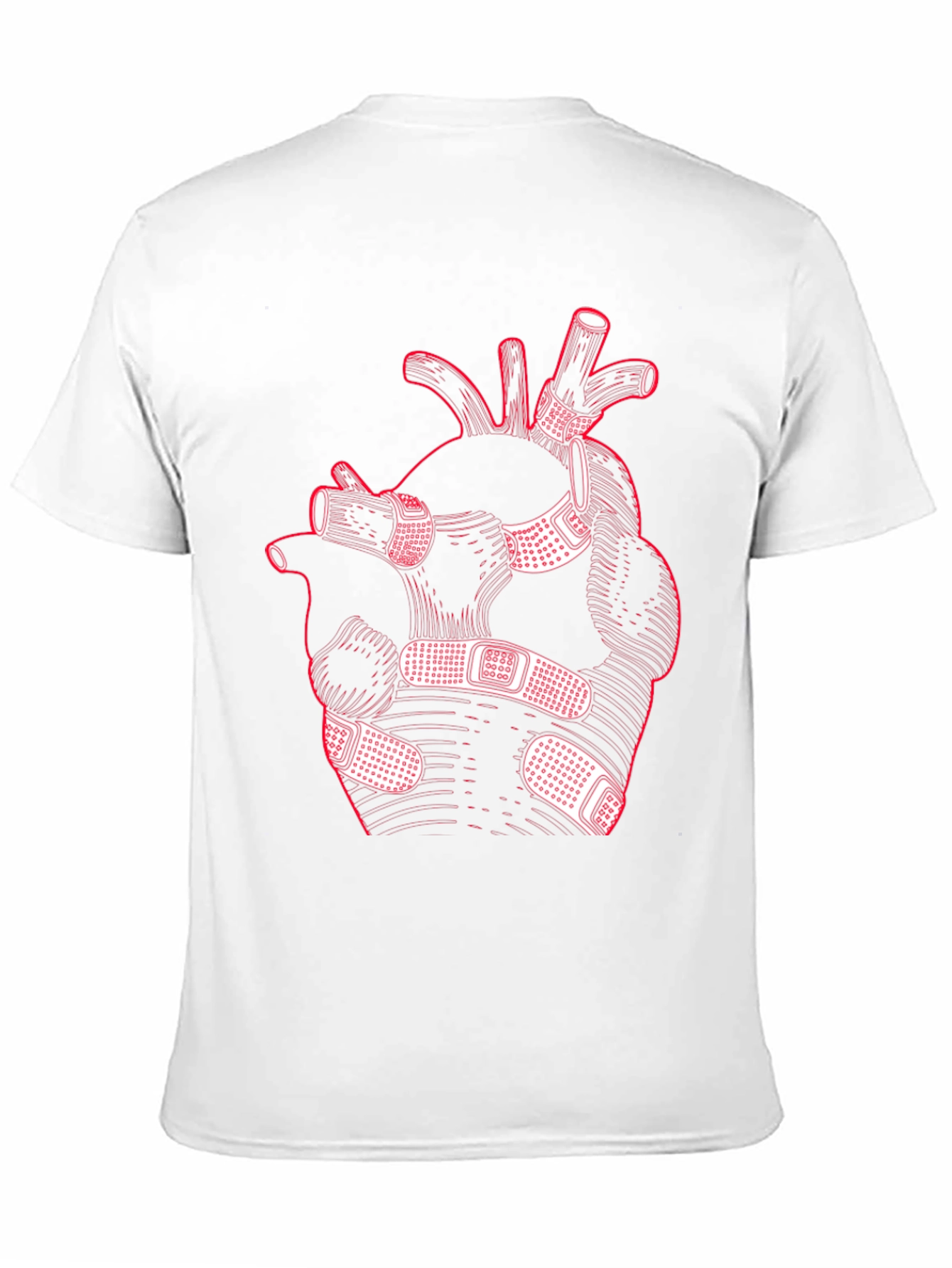 Heart with Bandages Graphic Tee