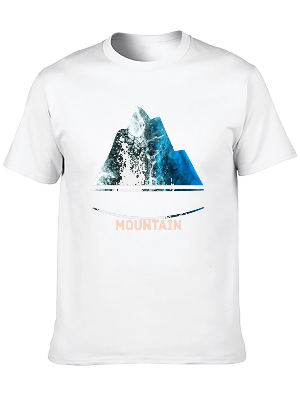 Mountain Wave T-Shirt - Nature Inspired Design