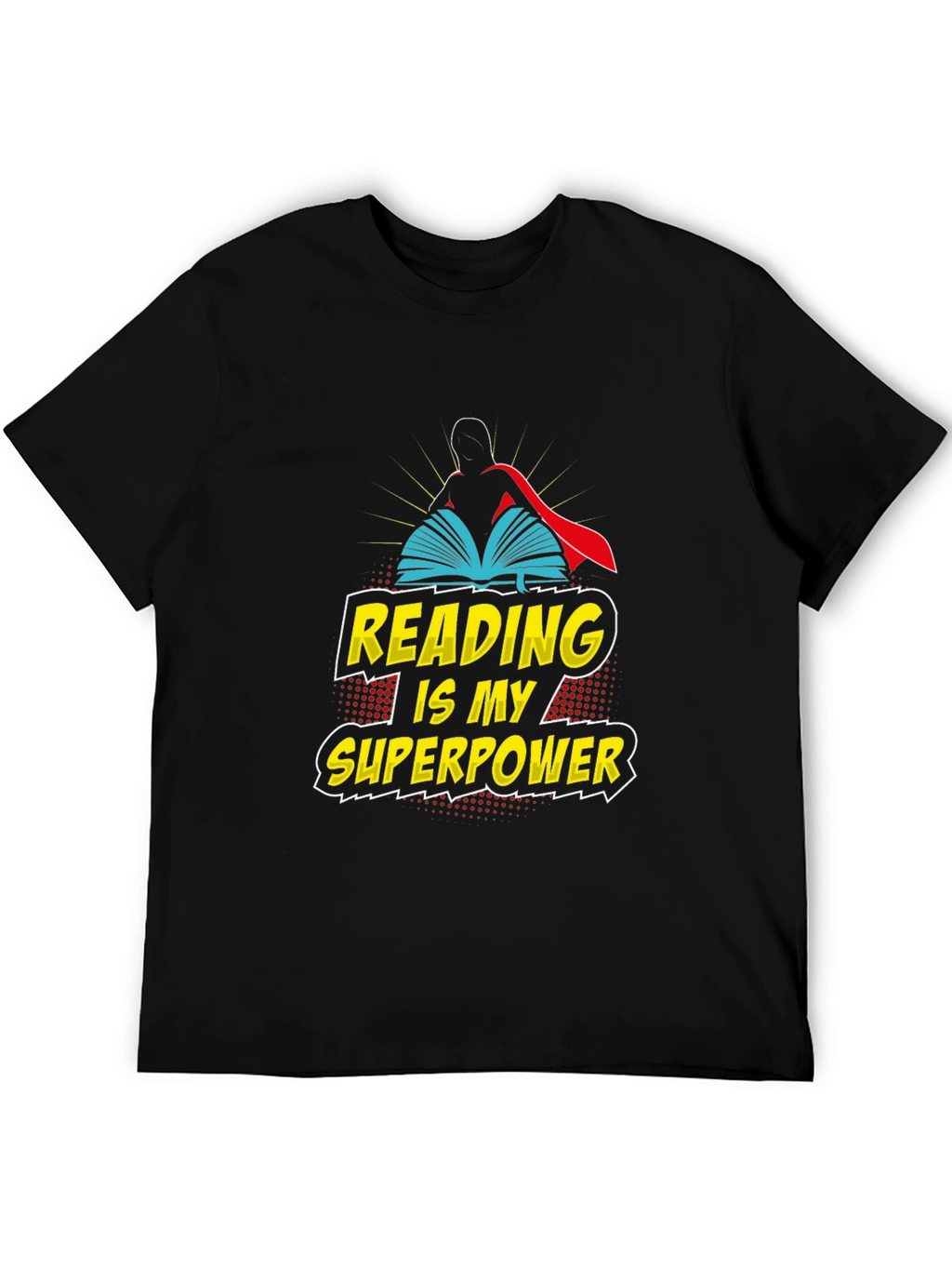 Reading is My Superpower Graphic T-Shirt